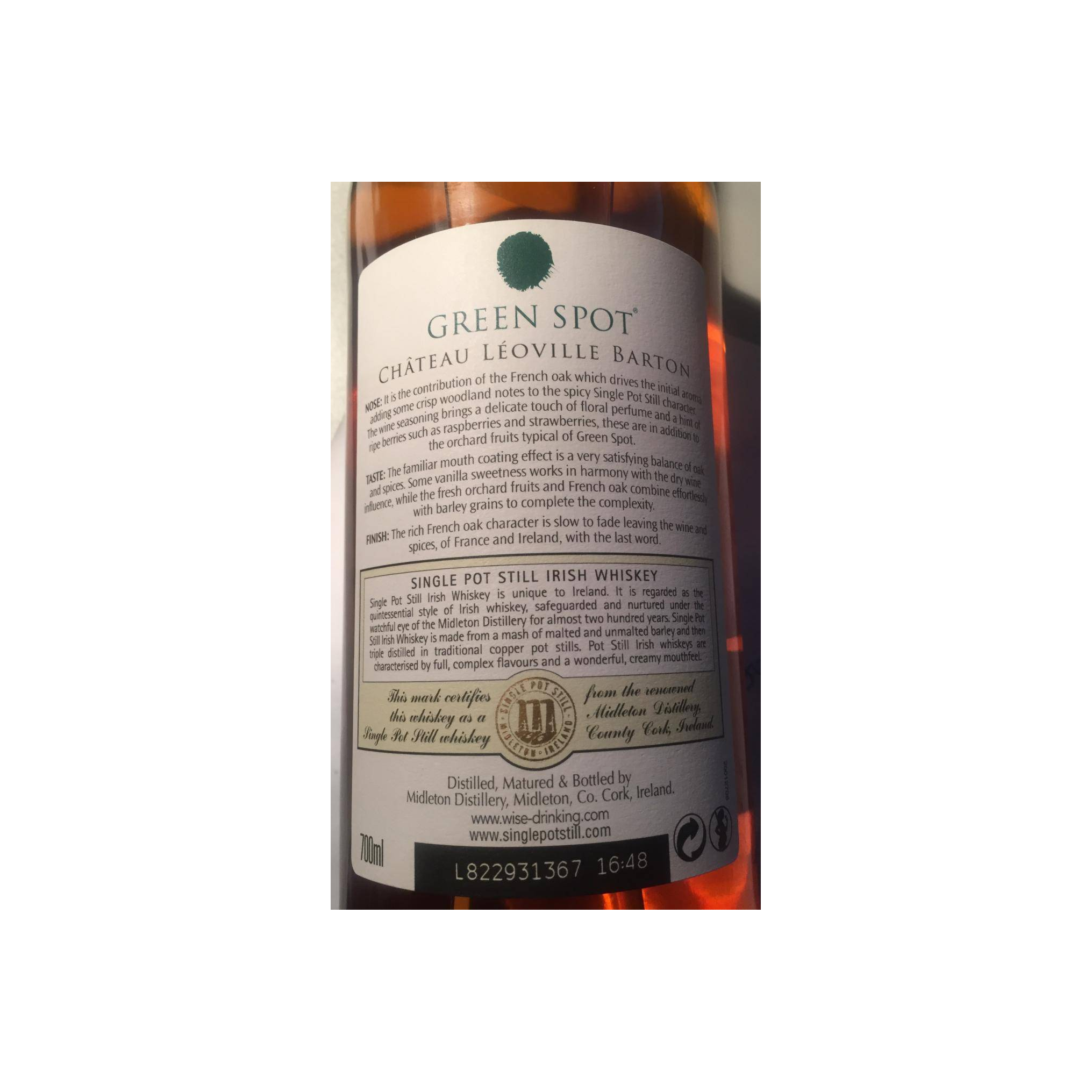 Green Spot Single Pot Still Whisky 2