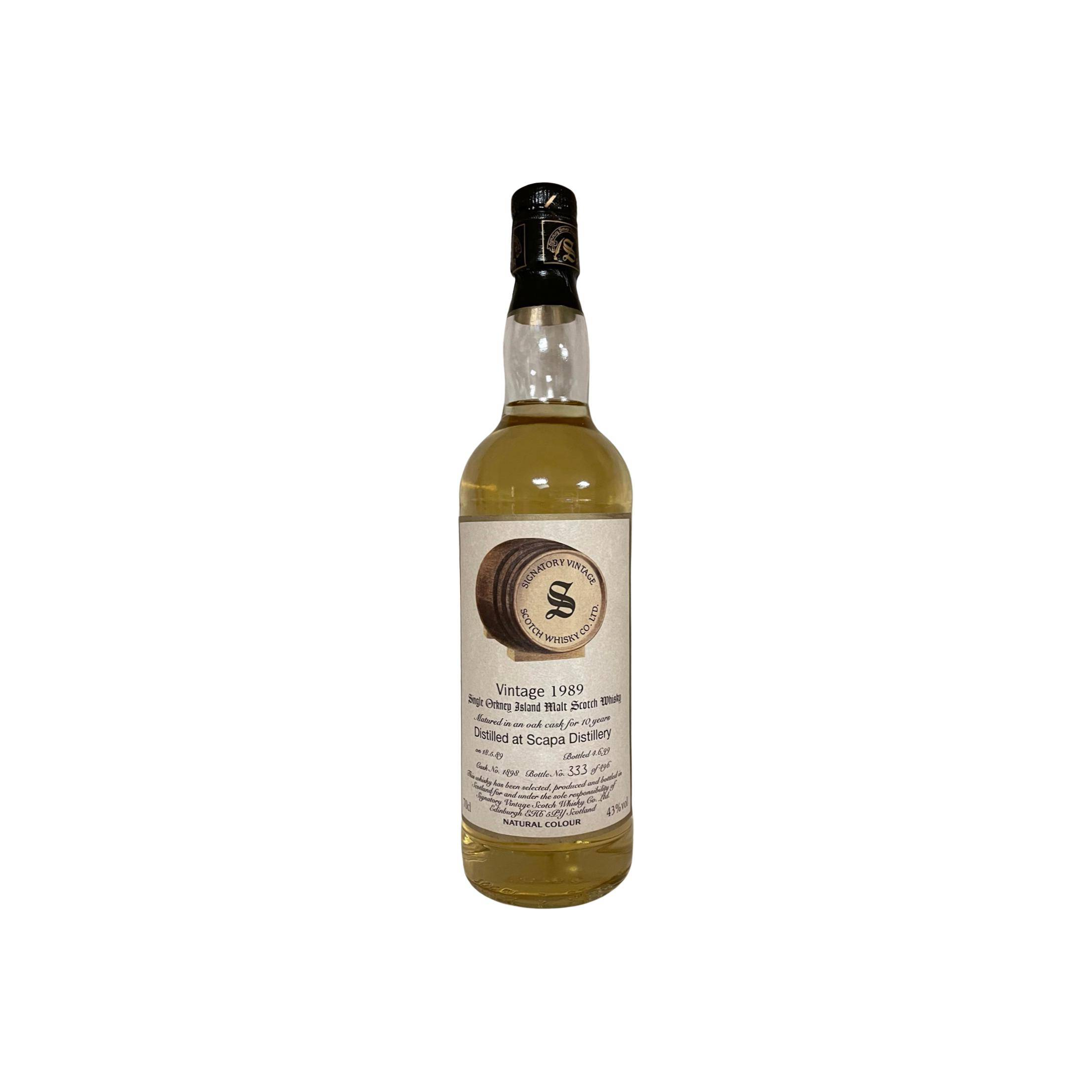 Scapa Vintage Collection 1989 10 Years Single Malt Whisky