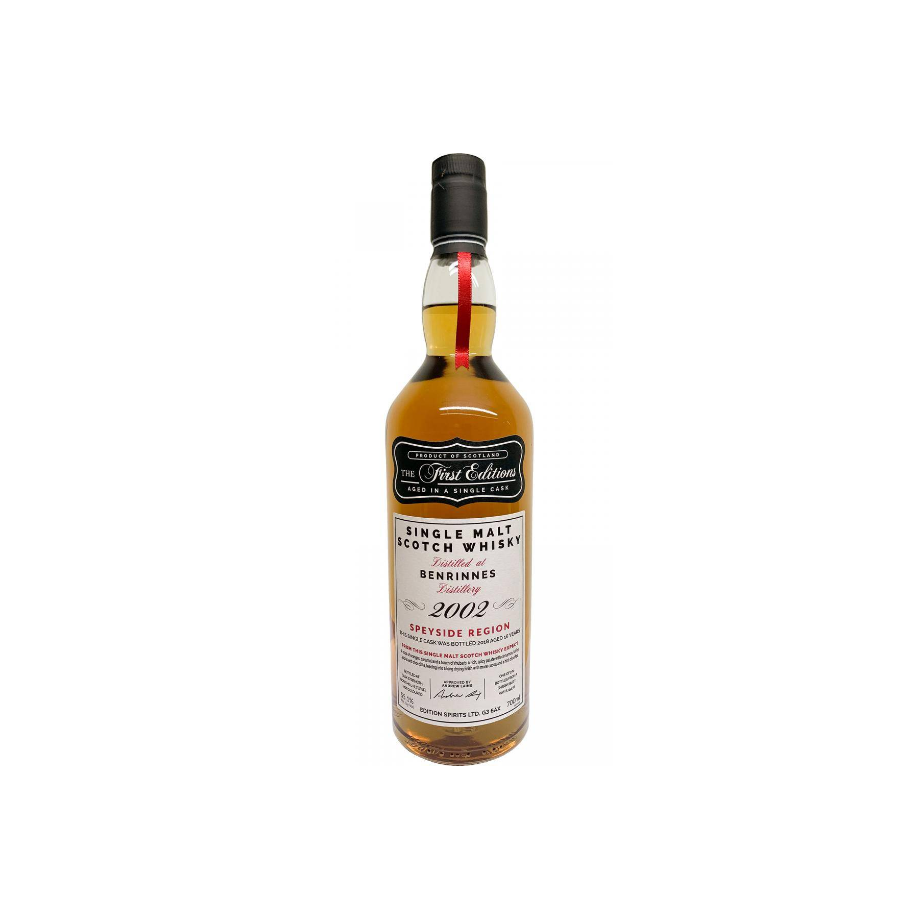 Benrinnes The First Editions 2002 16 Years Single Malt Whisky