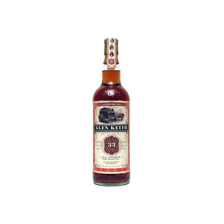 Glen Keith 1971 33 Years Single Malt Whisky
