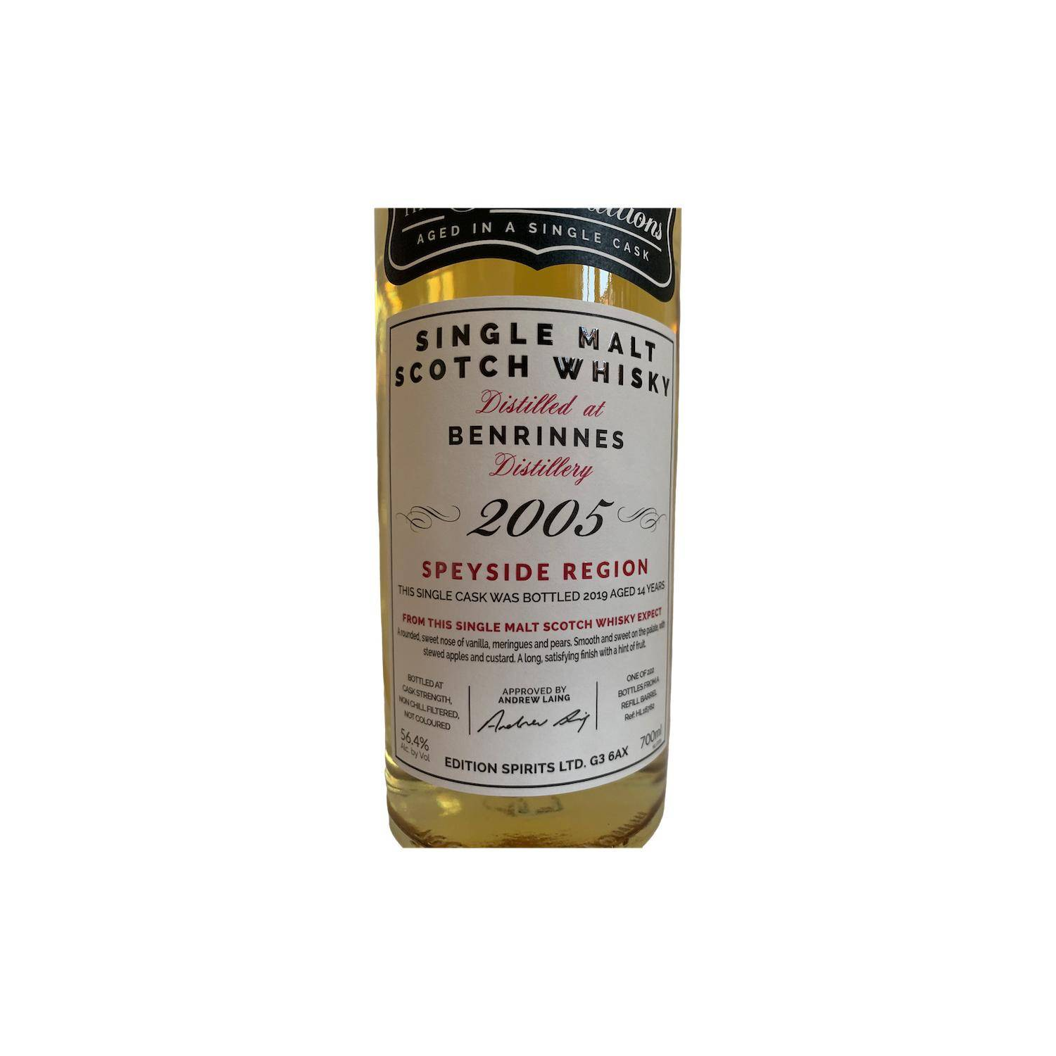 Benrinnes The First Editions 2005 14 Years Single Malt Whisky 2