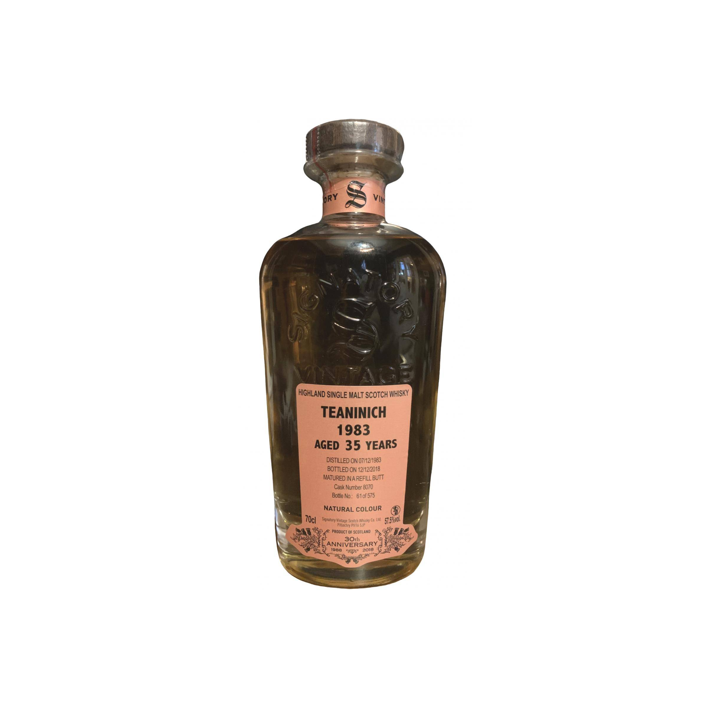 Teaninich 1983 35 Years Single Malt Whisky