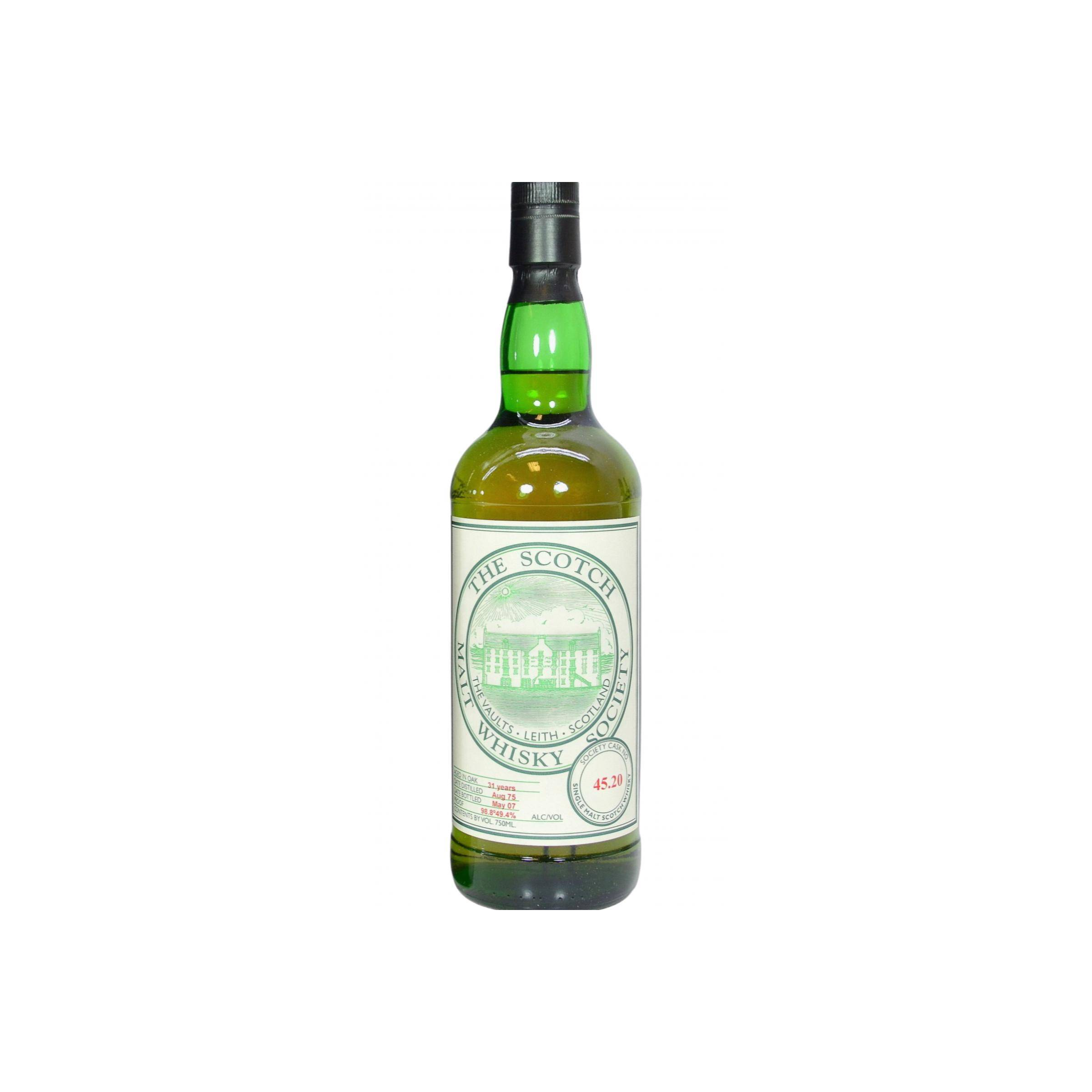 The Scotch Malt Whisky Society 1975 31 Years Single Malt Whisky