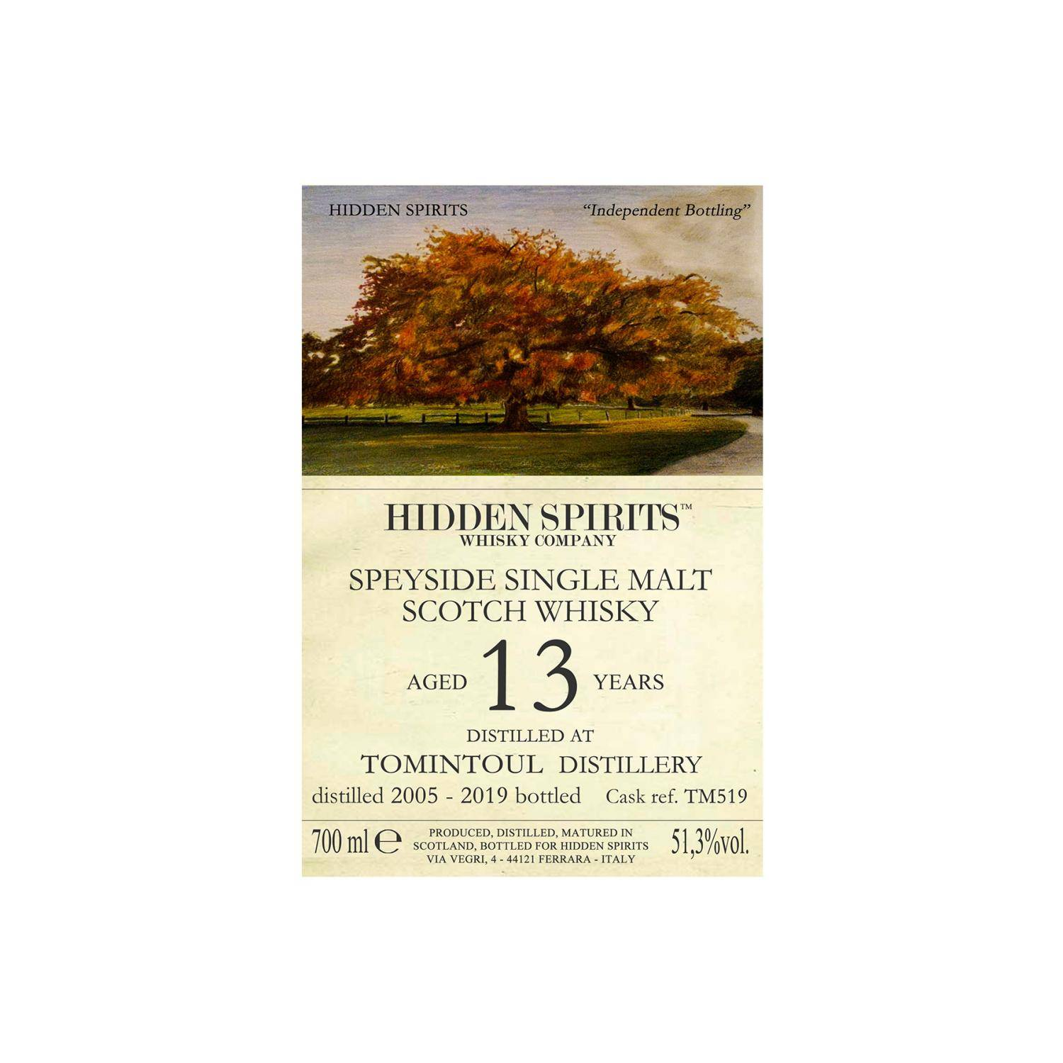 Tomintoul 2005 13 Years Single Malt Whisky