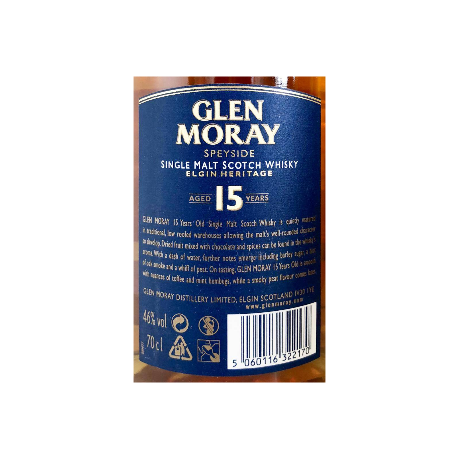 Glen Moray 15 Years Single Malt Whisky 3