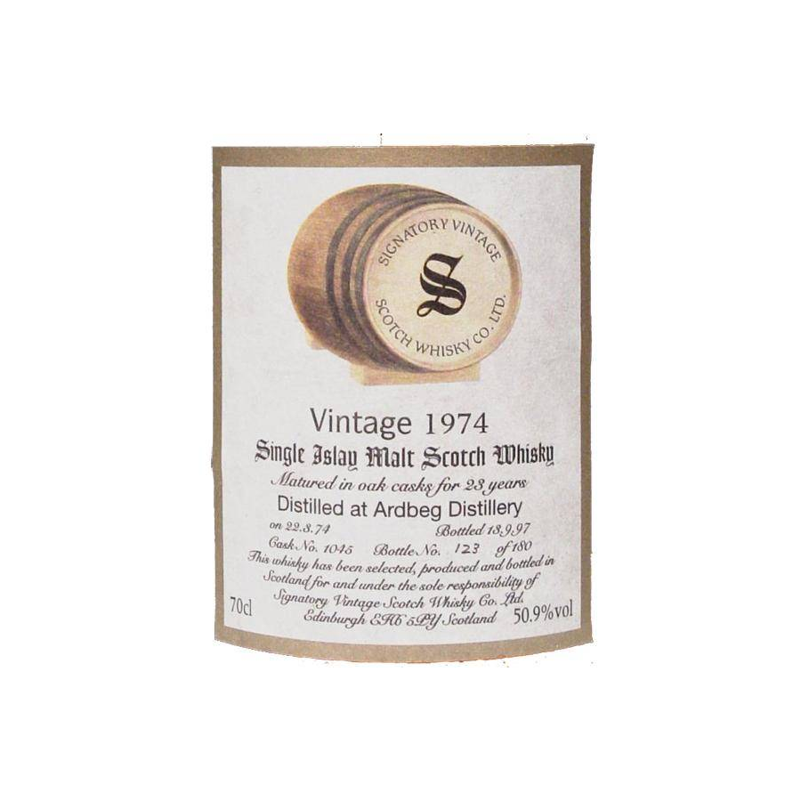 Ardbeg Vintage Collection - Dumpy 1974 23 Years Single Malt Whisky 2