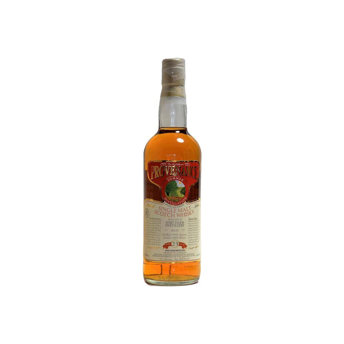 Port Ellen McGibbon's Provenance 1978 23 Years Single Malt Whisky