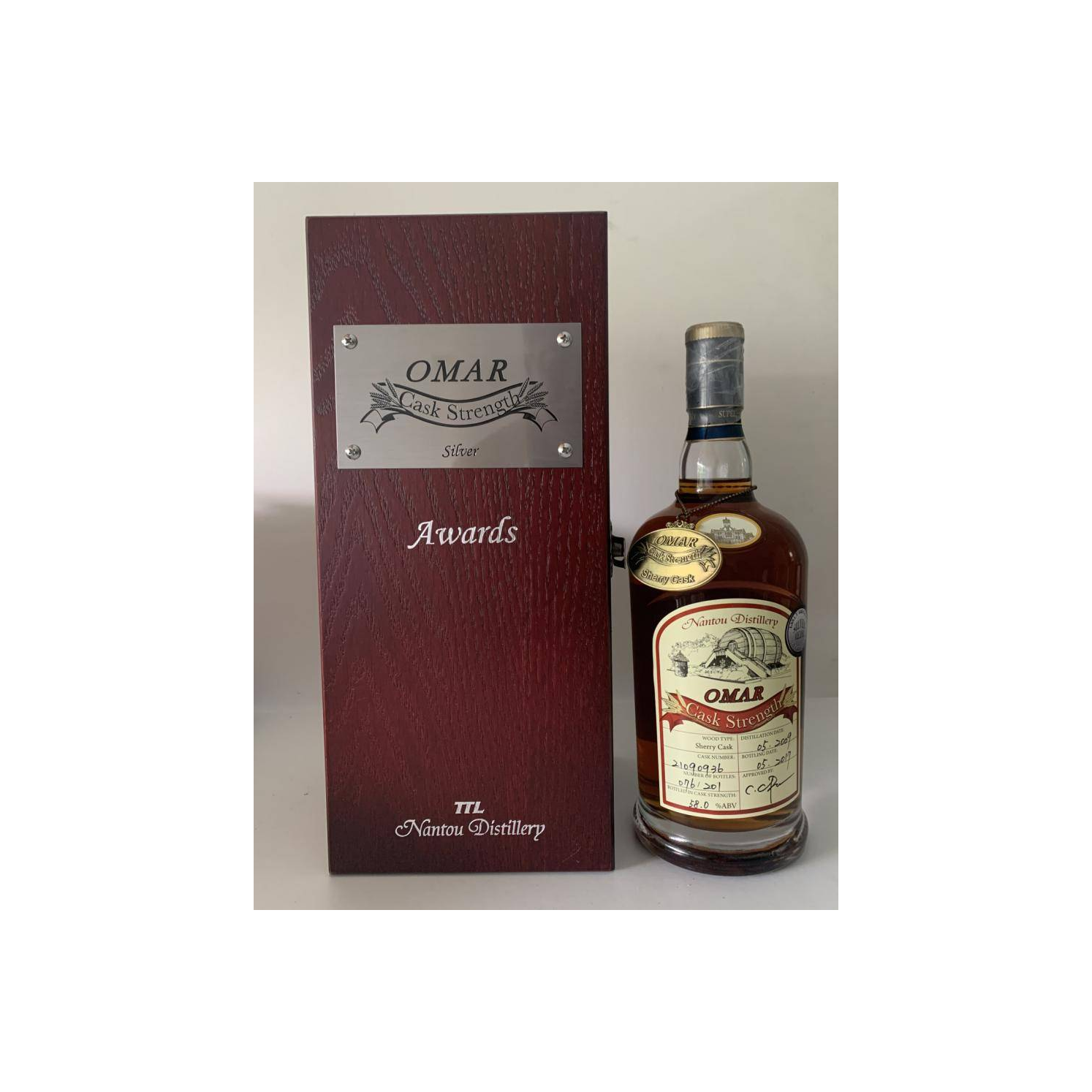 Omar Cask Strength Collection 2009 8 Years Single Malt Whisky