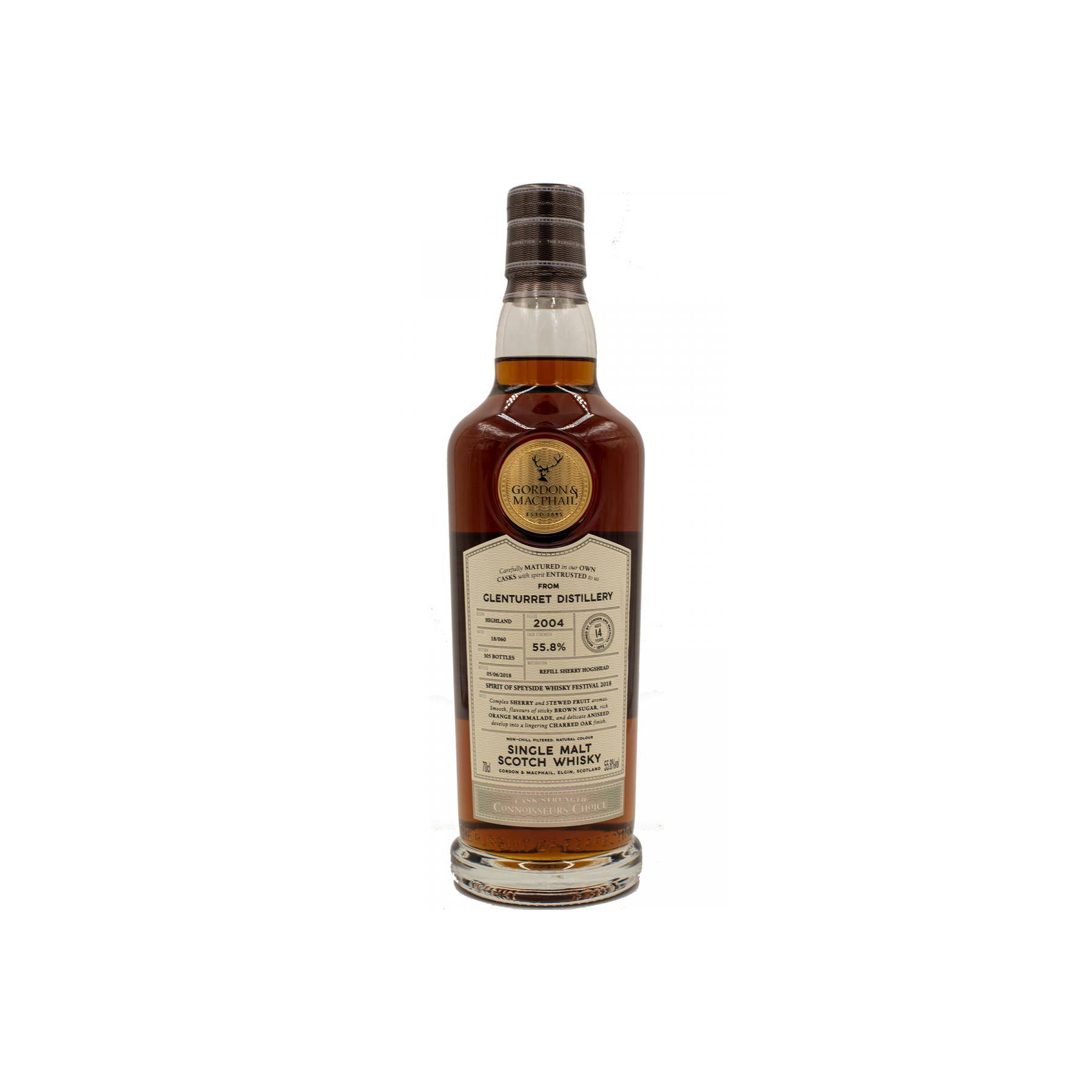 The Glenturret Connoisseurs Choice - Cask Strength 2004 14 Years Single Malt Whisky