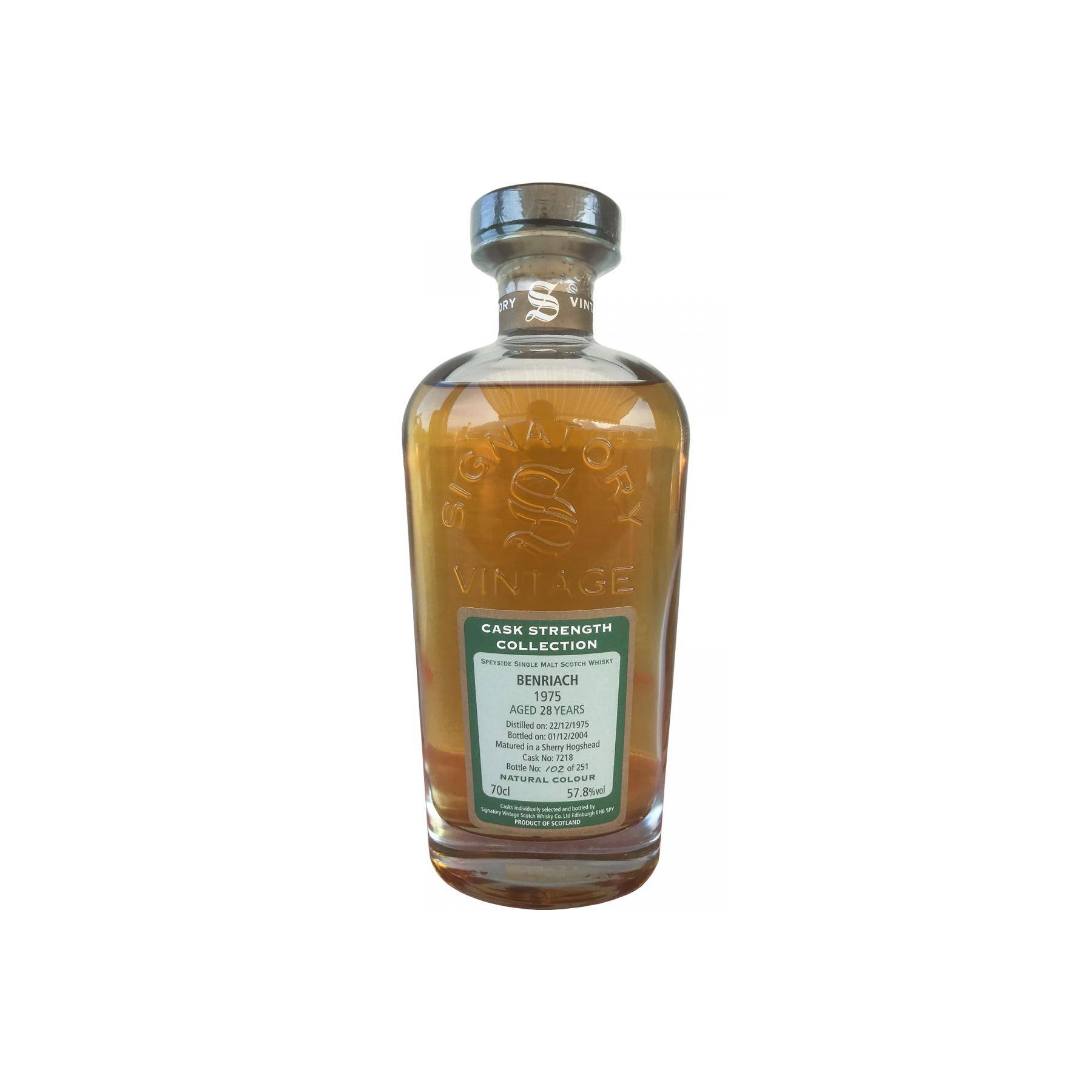 BenRiach Cask Strength Collection 1975 28 Years Single Malt Whisky