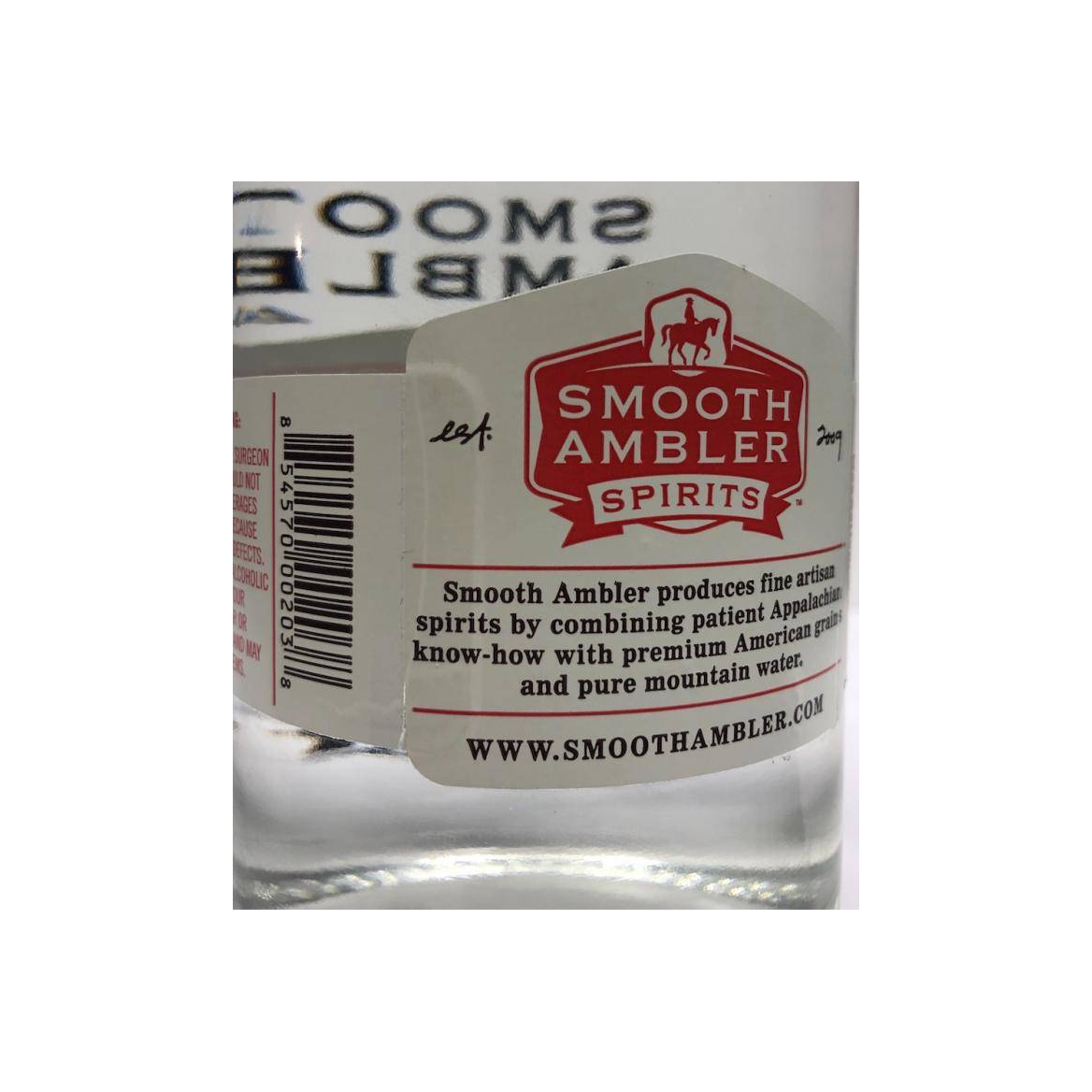 Smooth Ambler Exceptional White Whiskey 3