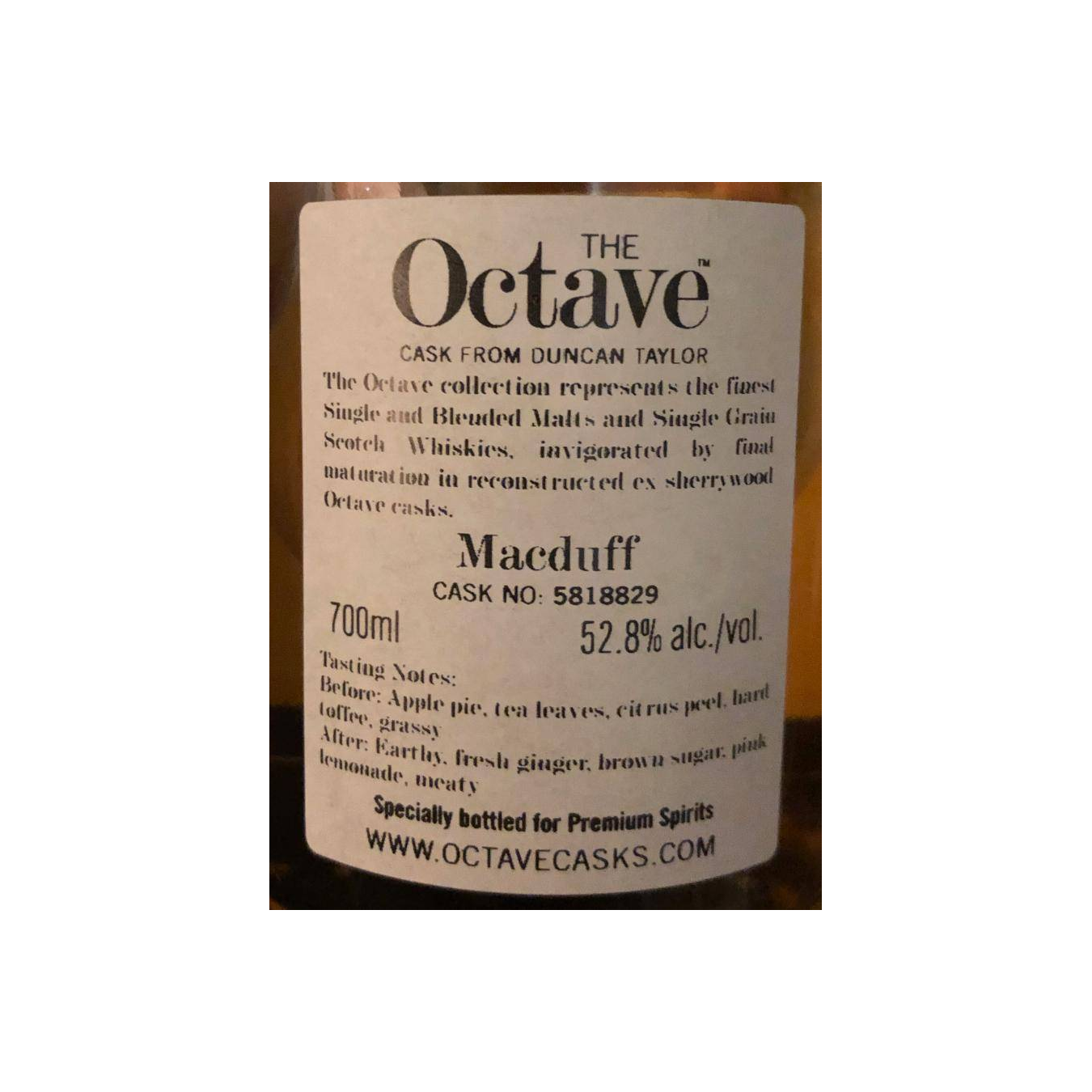 Macduff The Octave 2007 10 Years Single Malt Whisky 2
