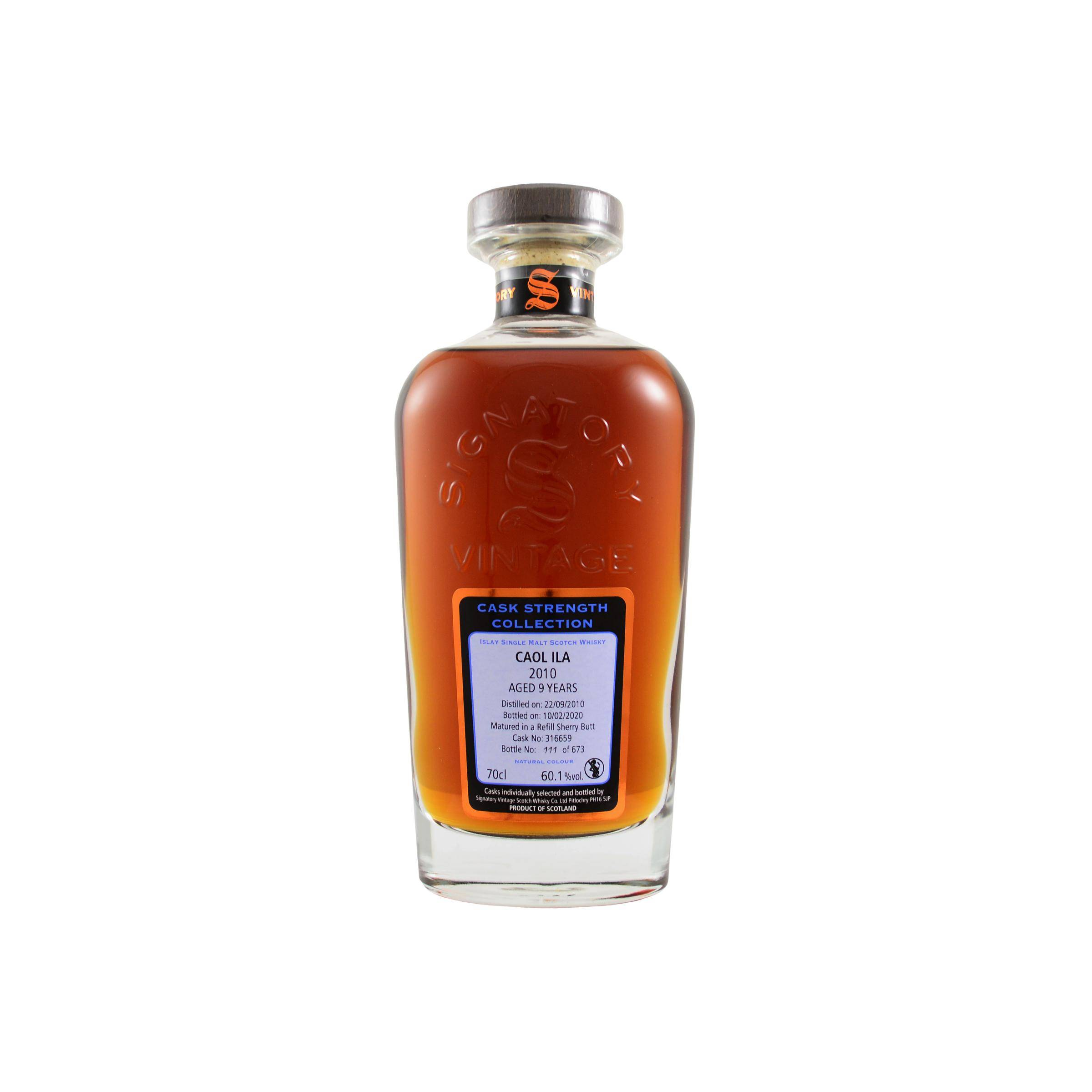 Caol Ila Cask Strength Collection 2010 9 Years Single Malt Whisky