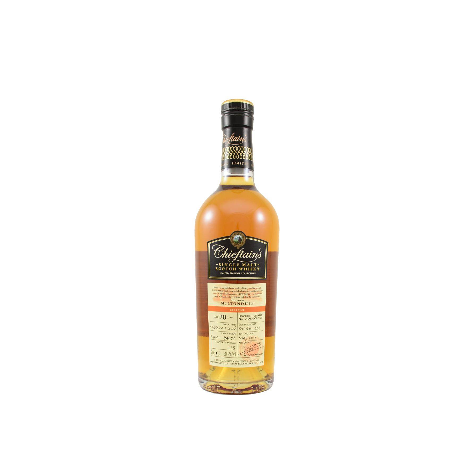 Miltonduff 1998 20 Years Single Malt Whisky