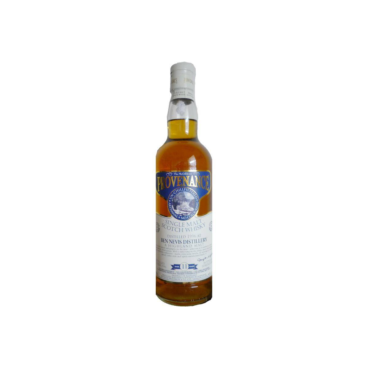 Ben Nevis McGibbon's Provenance 1996 11 Years Single Malt Whisky