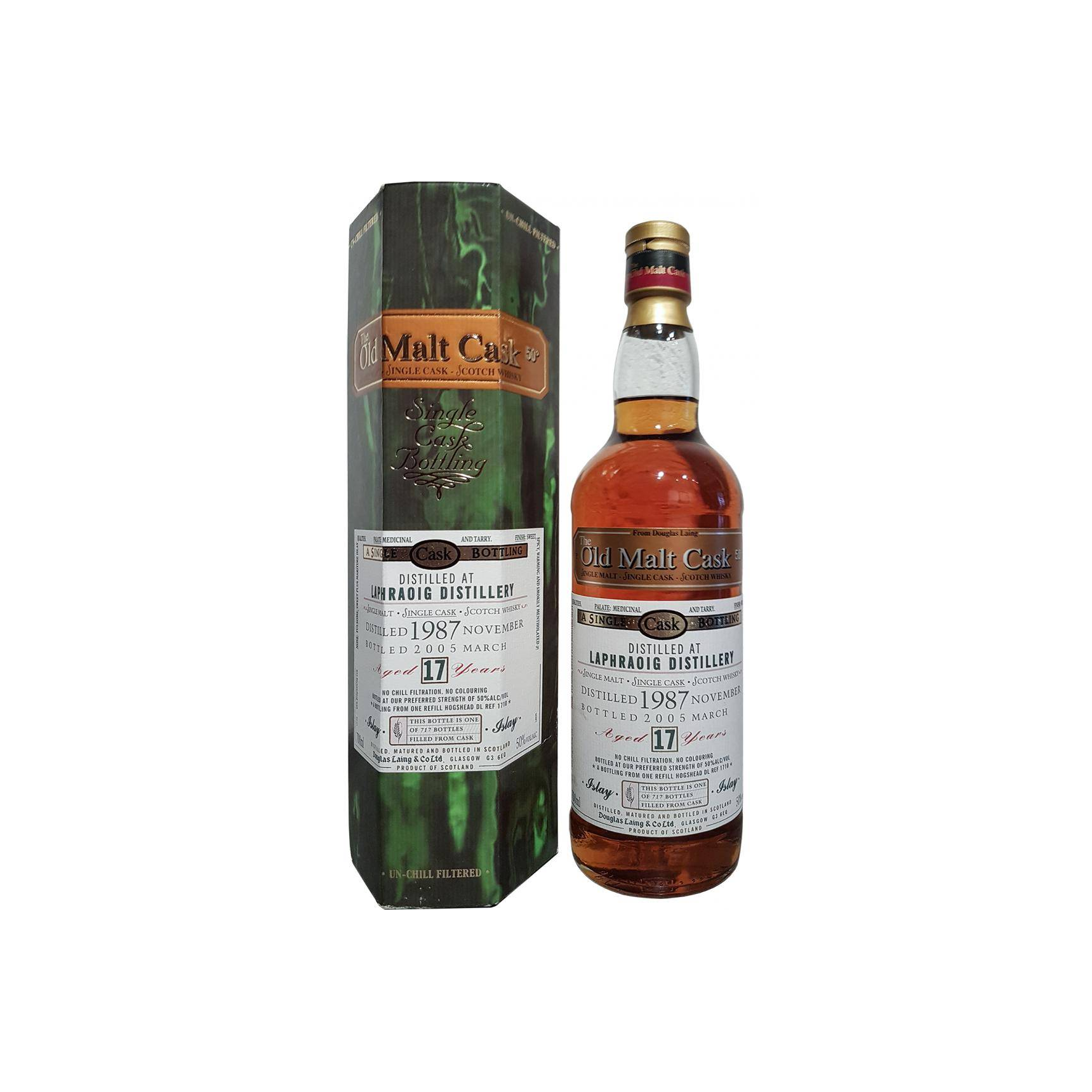 Laphroaig Old Malt Cask 1987 17 Years Single Malt Whisky 2