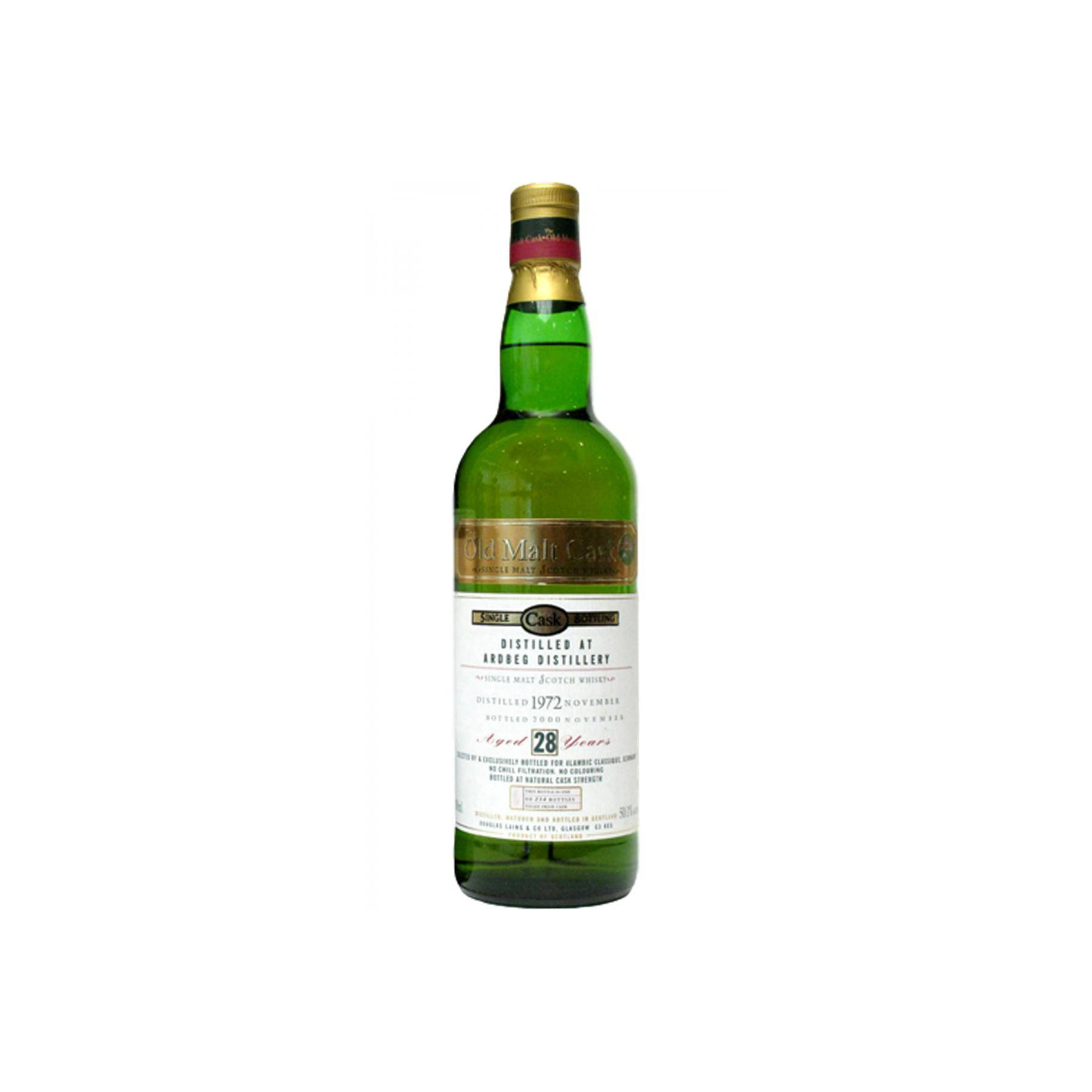 Ardbeg Old Malt Cask 1972 28 Years Single Malt Whisky