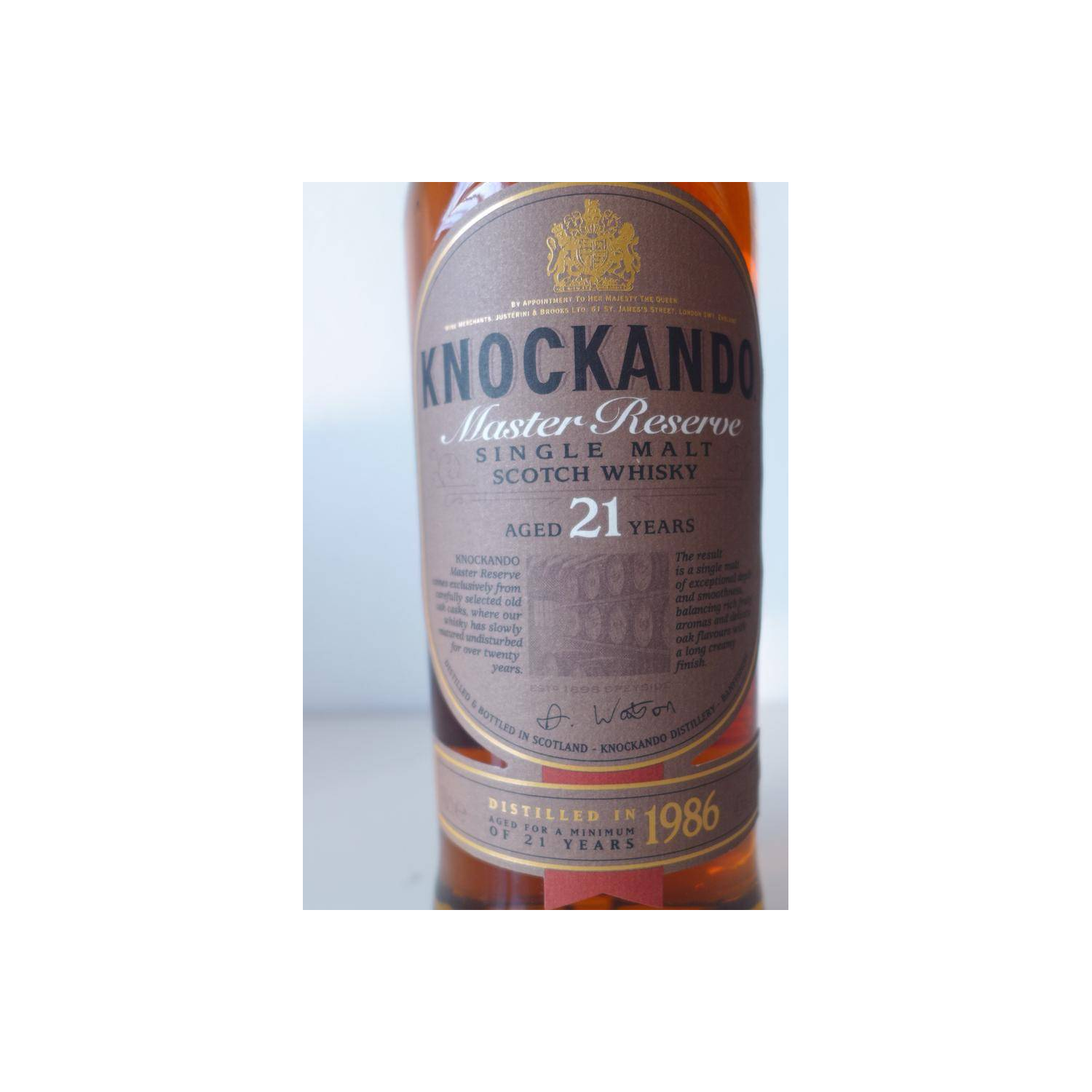 Knockando 1986 21 Years Single Malt Whisky 2