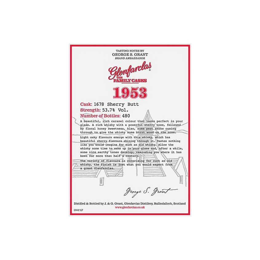 Glenfarclas 1953 53 Years Single Malt Whisky 3