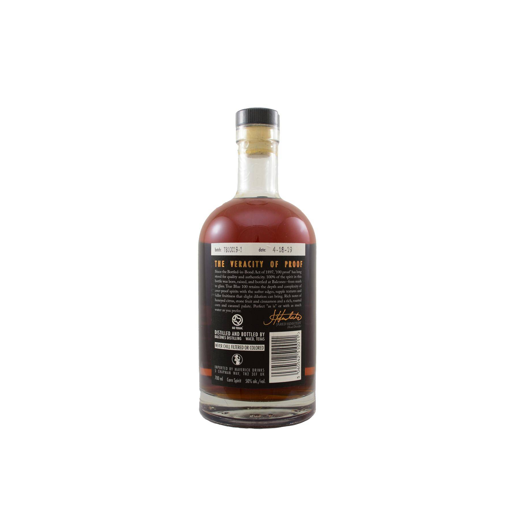 Balcones Corn Whisky 2