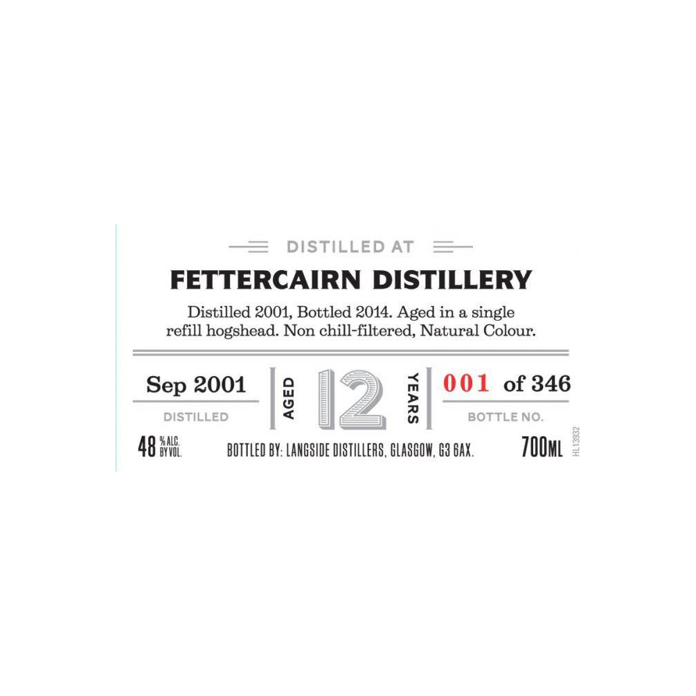Fettercairn 2001 12 Years Single Malt Whisky