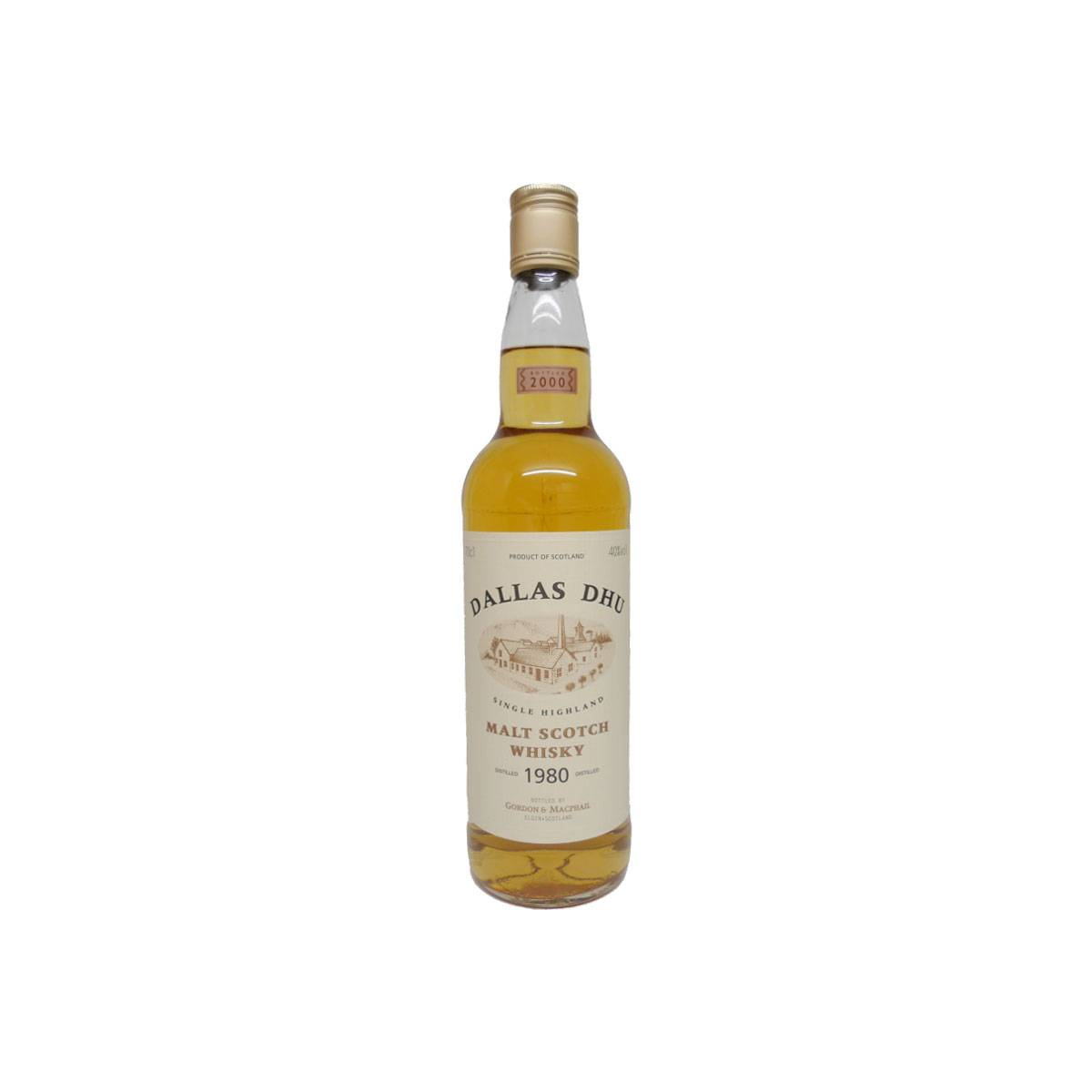 Dallas Dhu Licensed Bottling 1980 20 Years Single Malt Whisky
