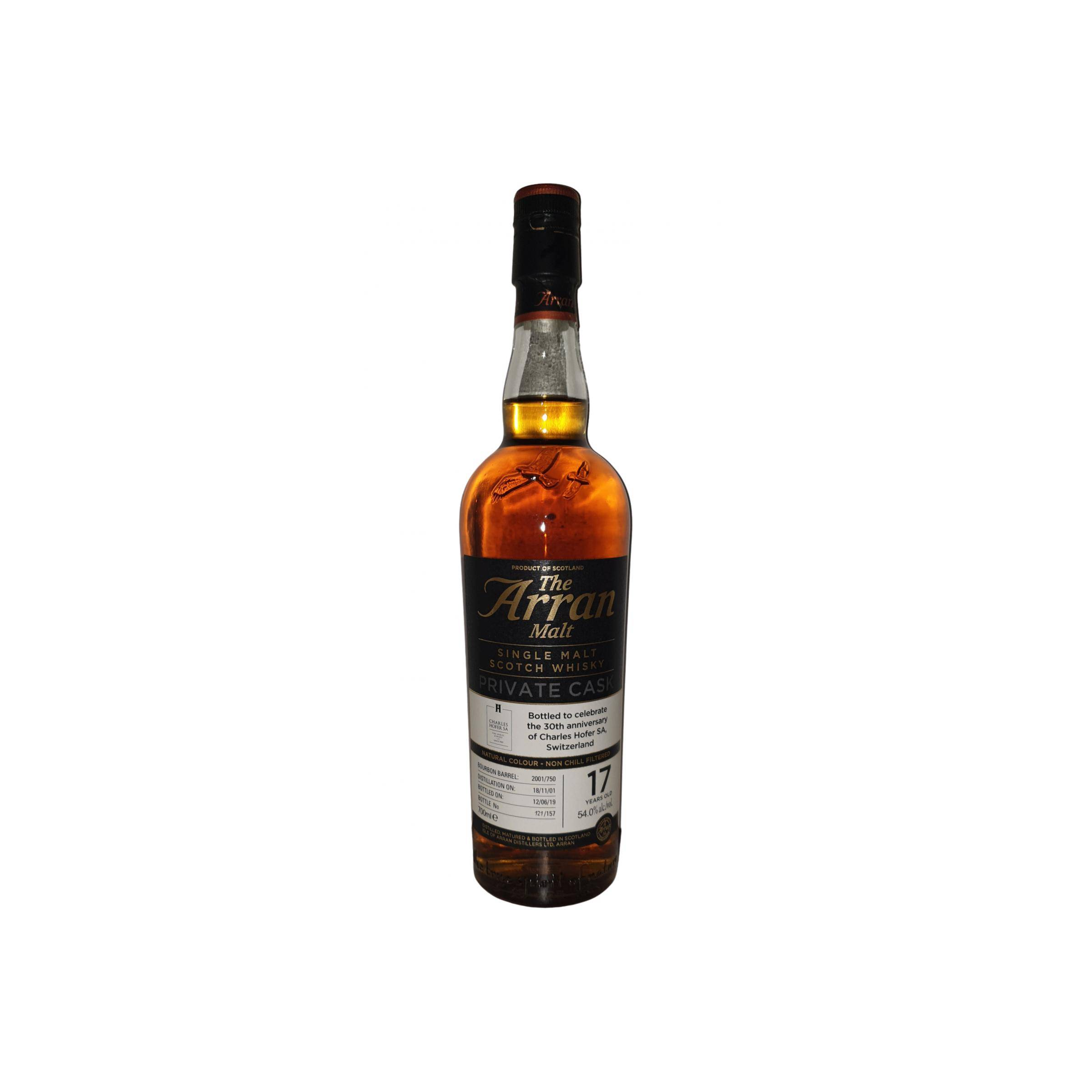 Arran Private Cask 2001 17 Years Single Malt Whisky