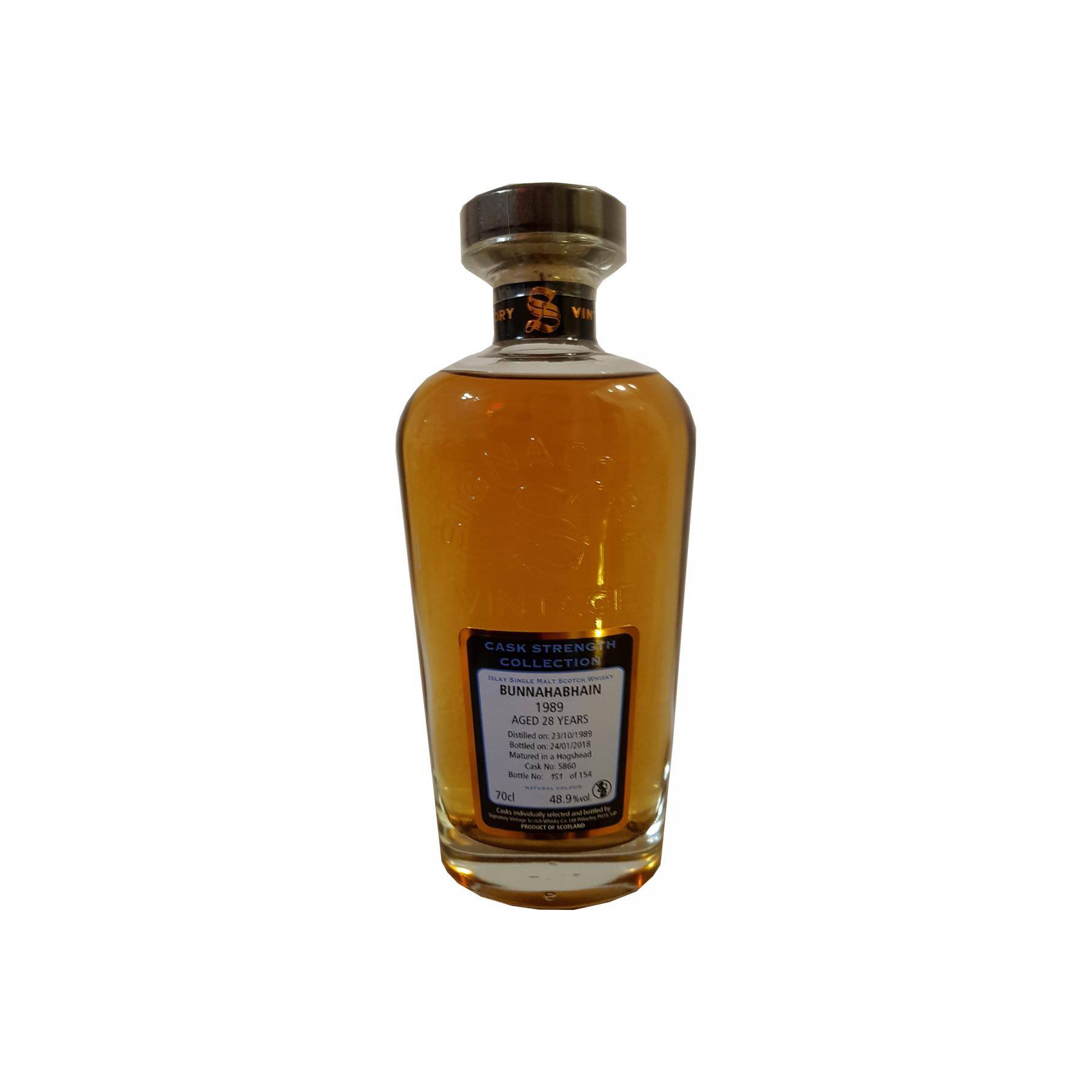 Bunnahabhain Cask Strength Collection 1989 28 Years Single Malt Whisky