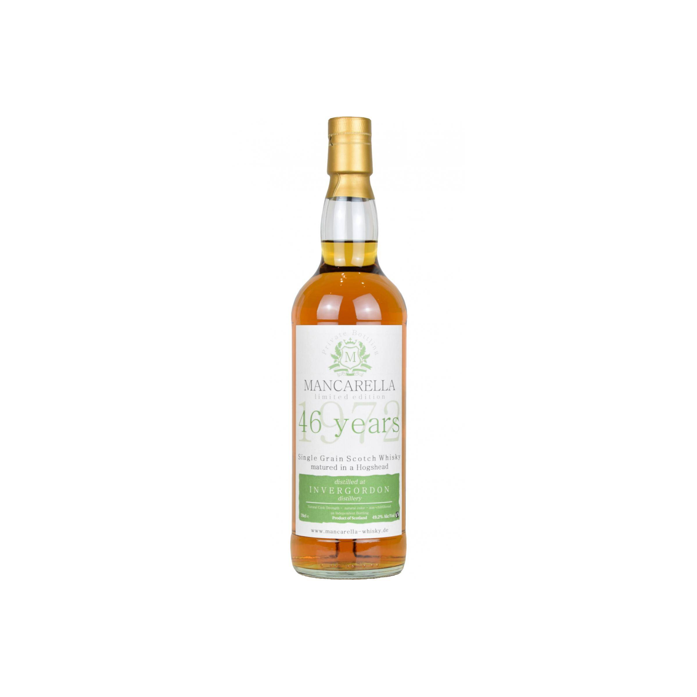 Invergordon 1972 46 Years Single Grain Whisky