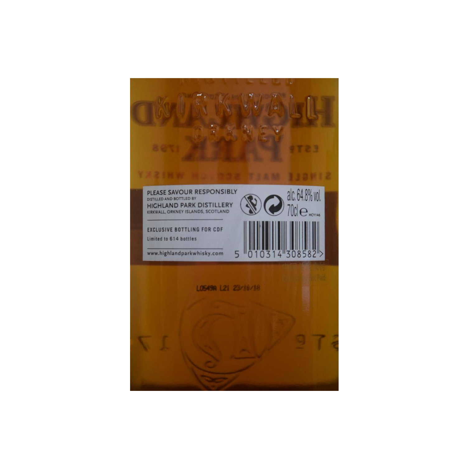 Highland Park Single Cask 2006 12 Years Single Malt Whisky 3