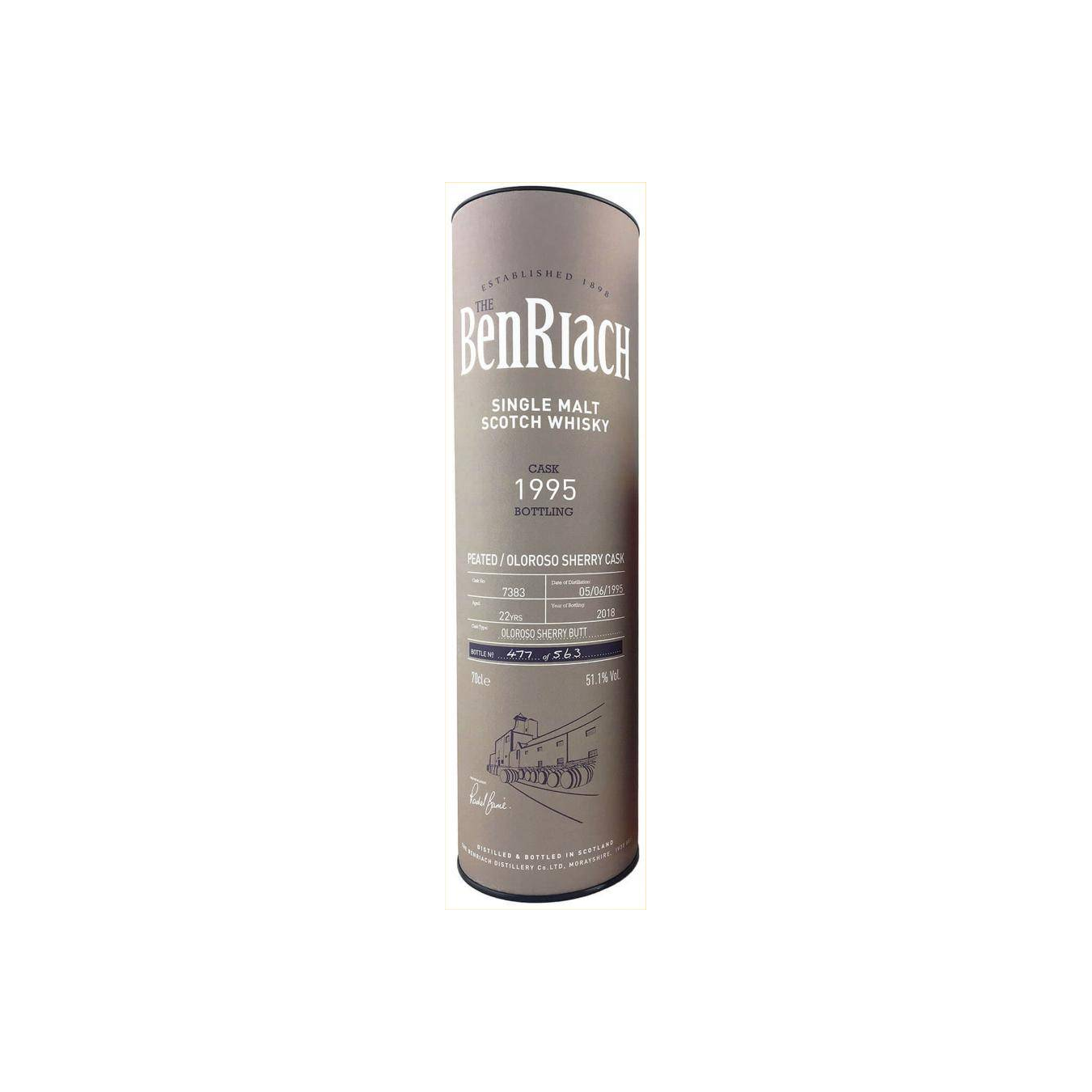 BenRiach 1995 22 Years Single Malt Whisky 3