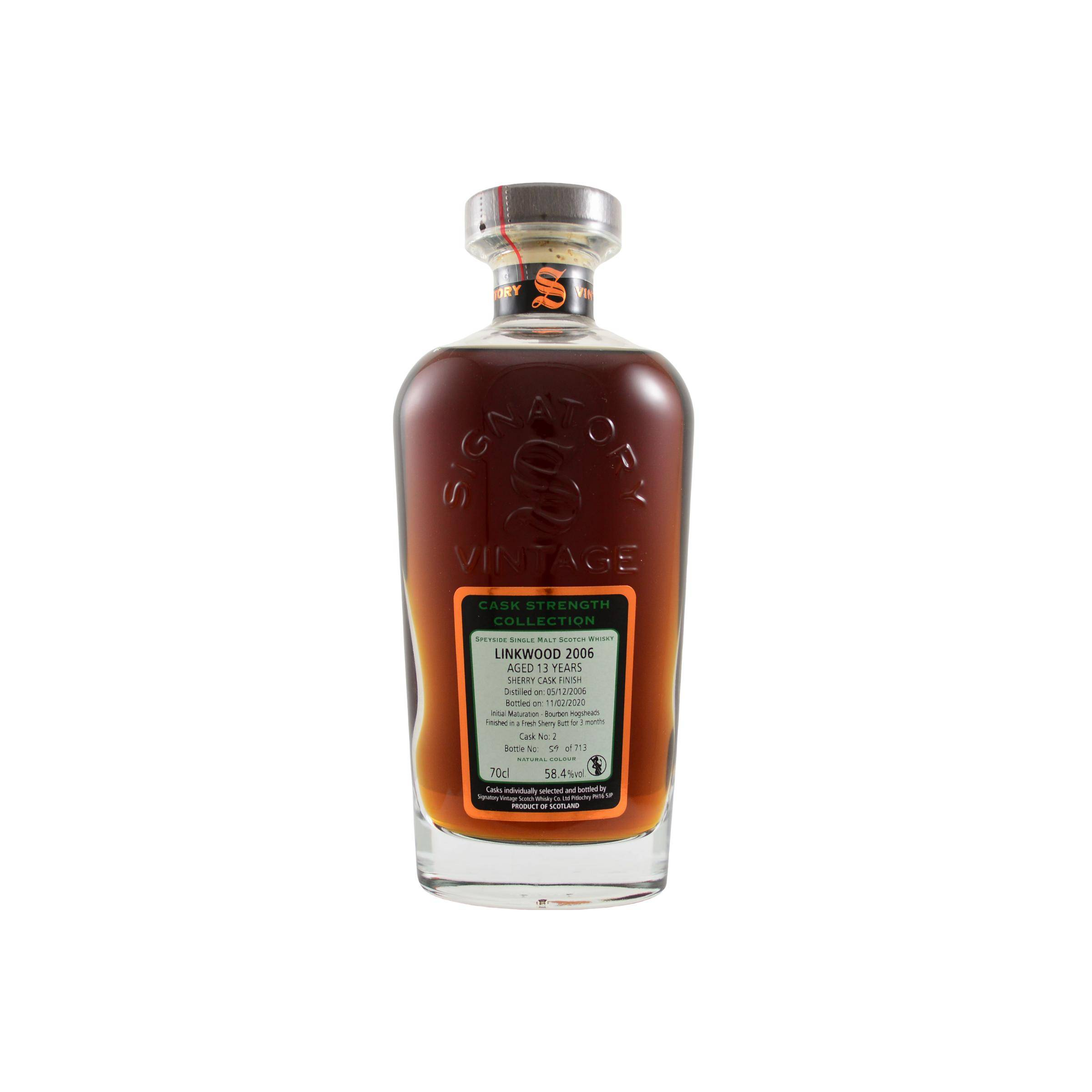 Linkwood Cask Strength Collection 2006 13 Years Single Malt Whisky