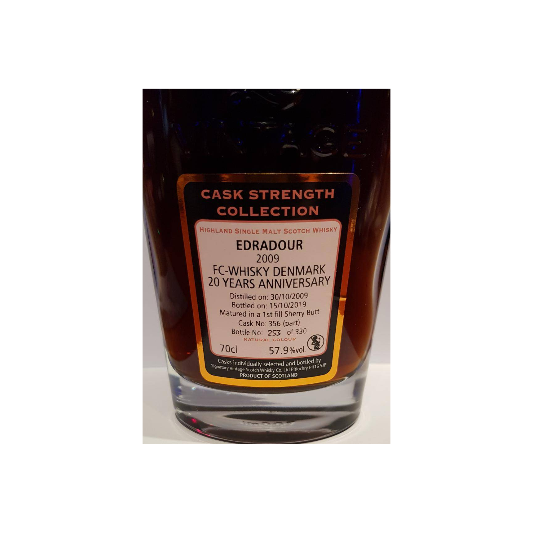 Edradour Cask Strength Collection 2009 9 Years Single Malt Whisky 2