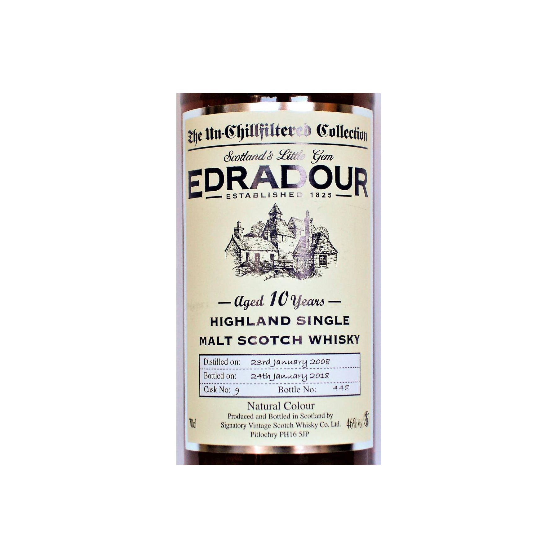 Edradour The Un-Chillfiltered Collection 2008 10 Years Single Malt Whisky 3