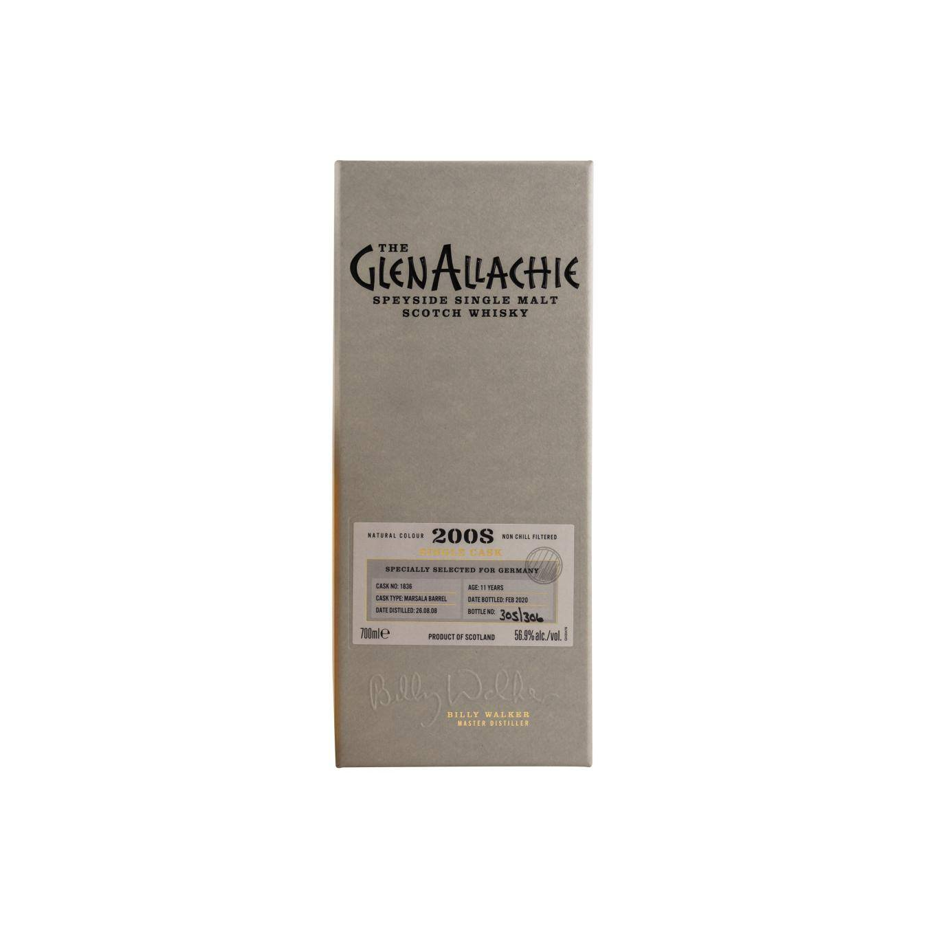 The GlenAllachie Single Cask 2008 11 Years Single Malt Whisky 3
