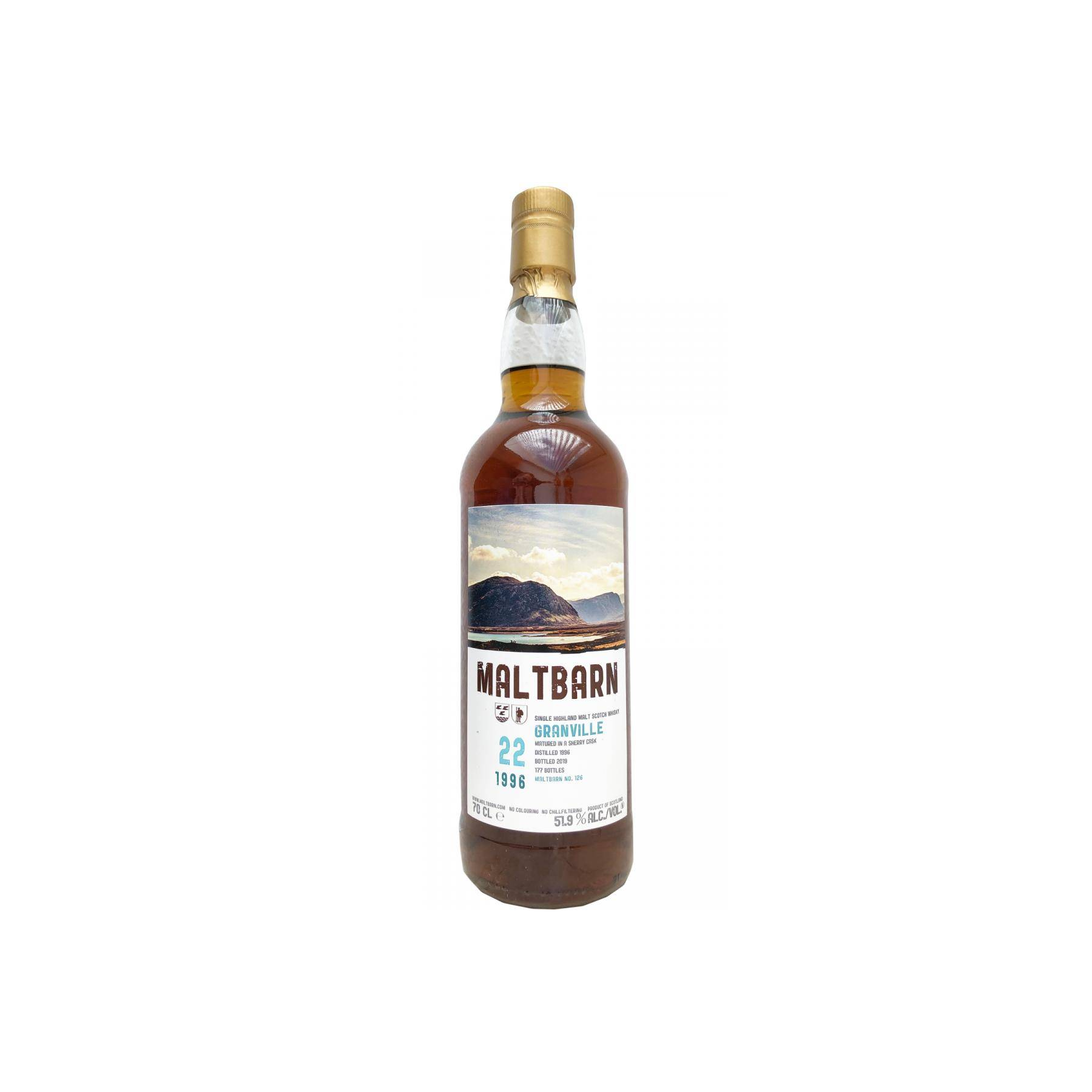 Maltbarn 1996 22 Years Single Malt Whisky 2