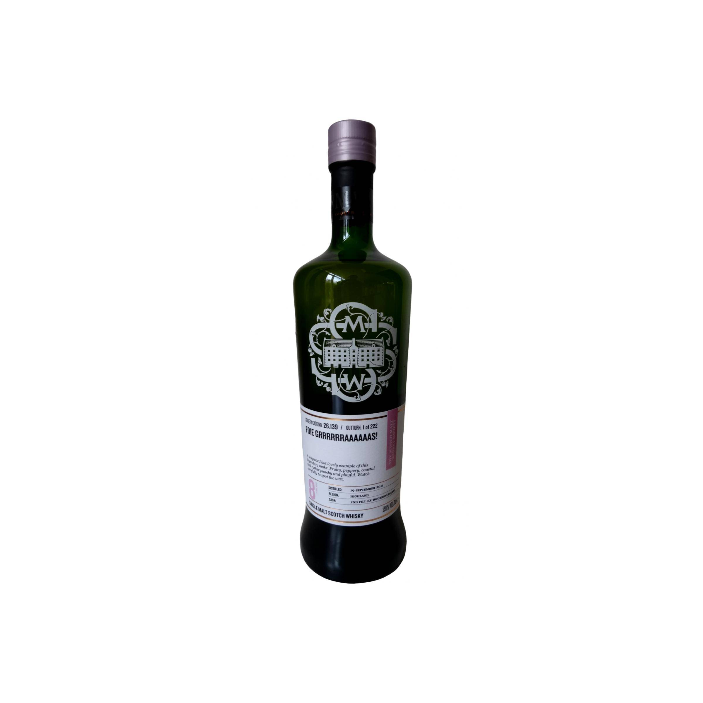 The Scotch Malt Whisky Society 2011 8 Years Single Malt Whisky