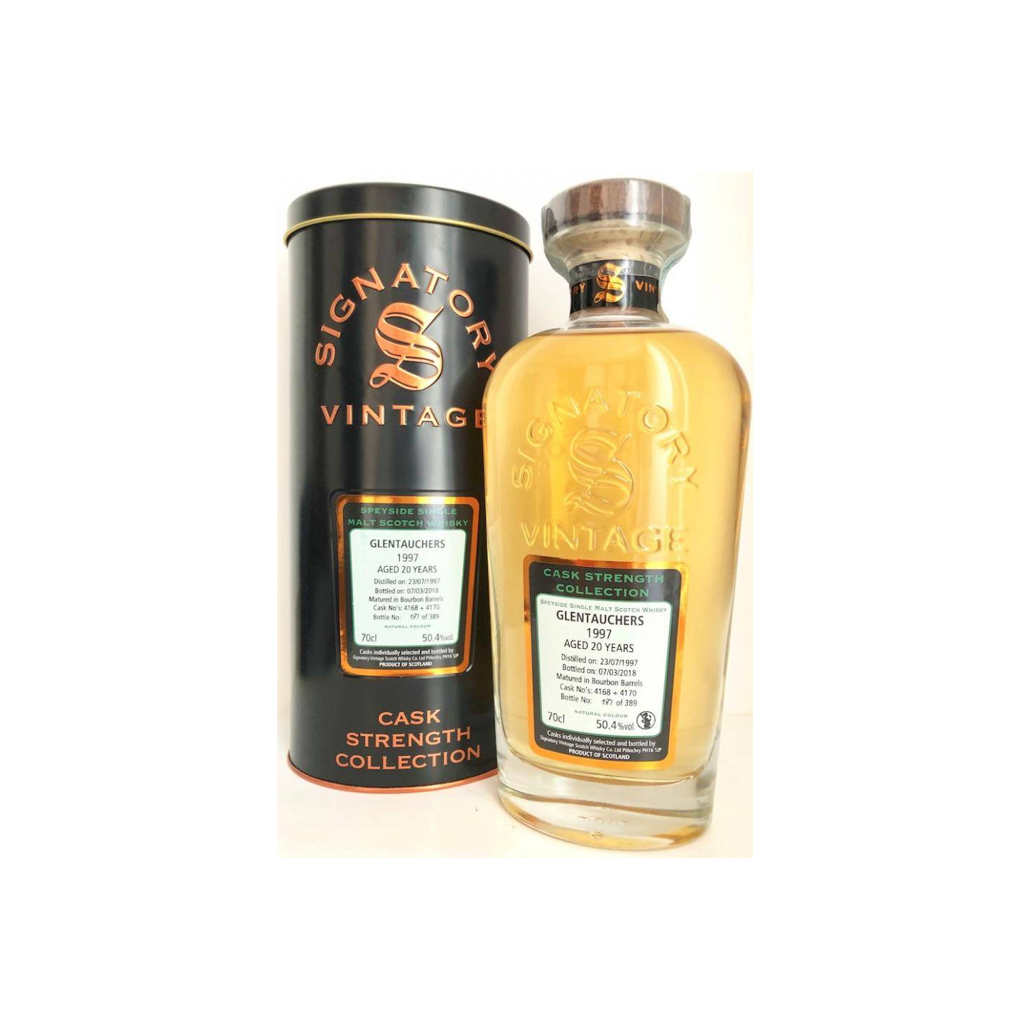 Glentauchers Cask Strength Collection 1997 20 Years Single Malt Whisky 2