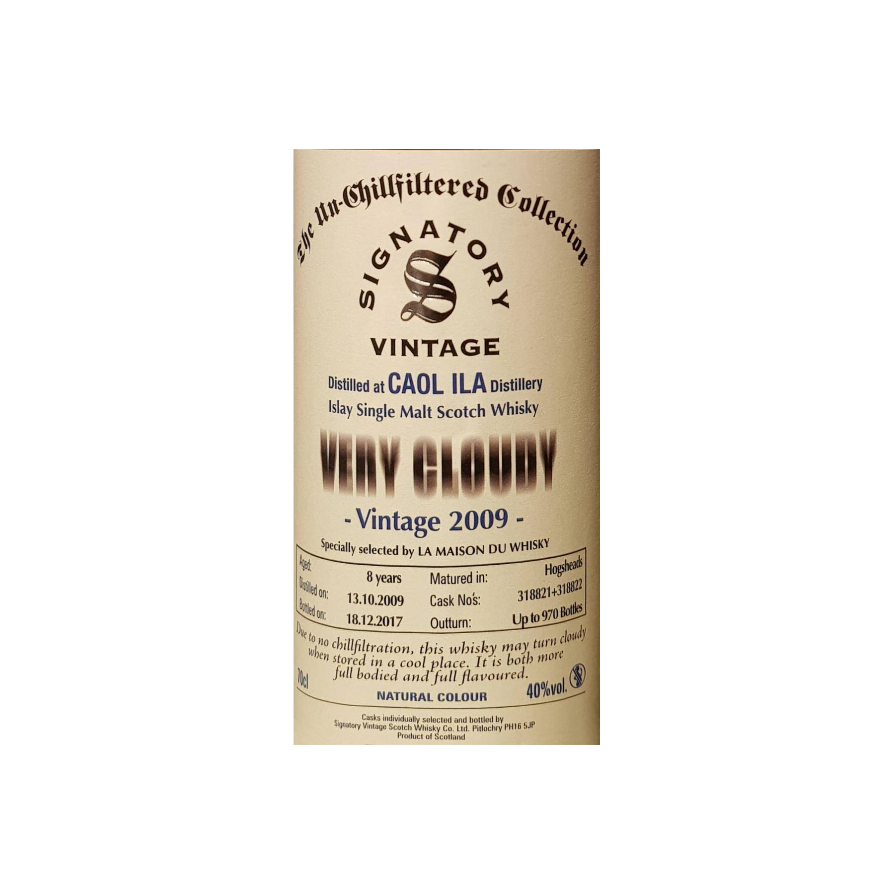 Caol Ila 2009 8 Years Single Malt Whisky 2