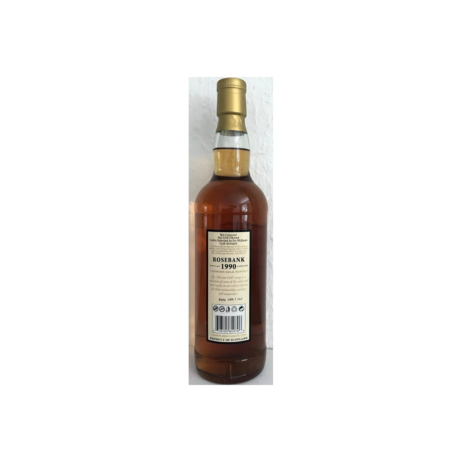 Rosebank 1990 18 Years Single Malt Whisky 2