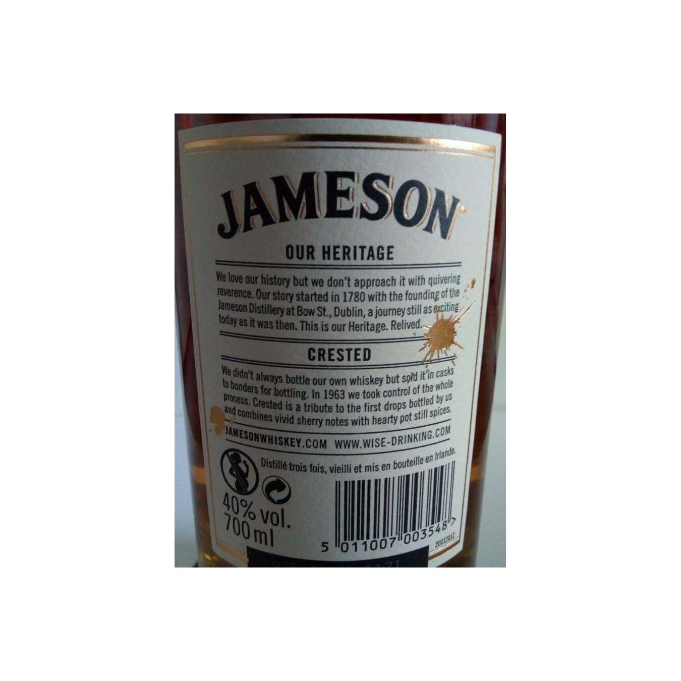 Jameson Blended Whisky 3