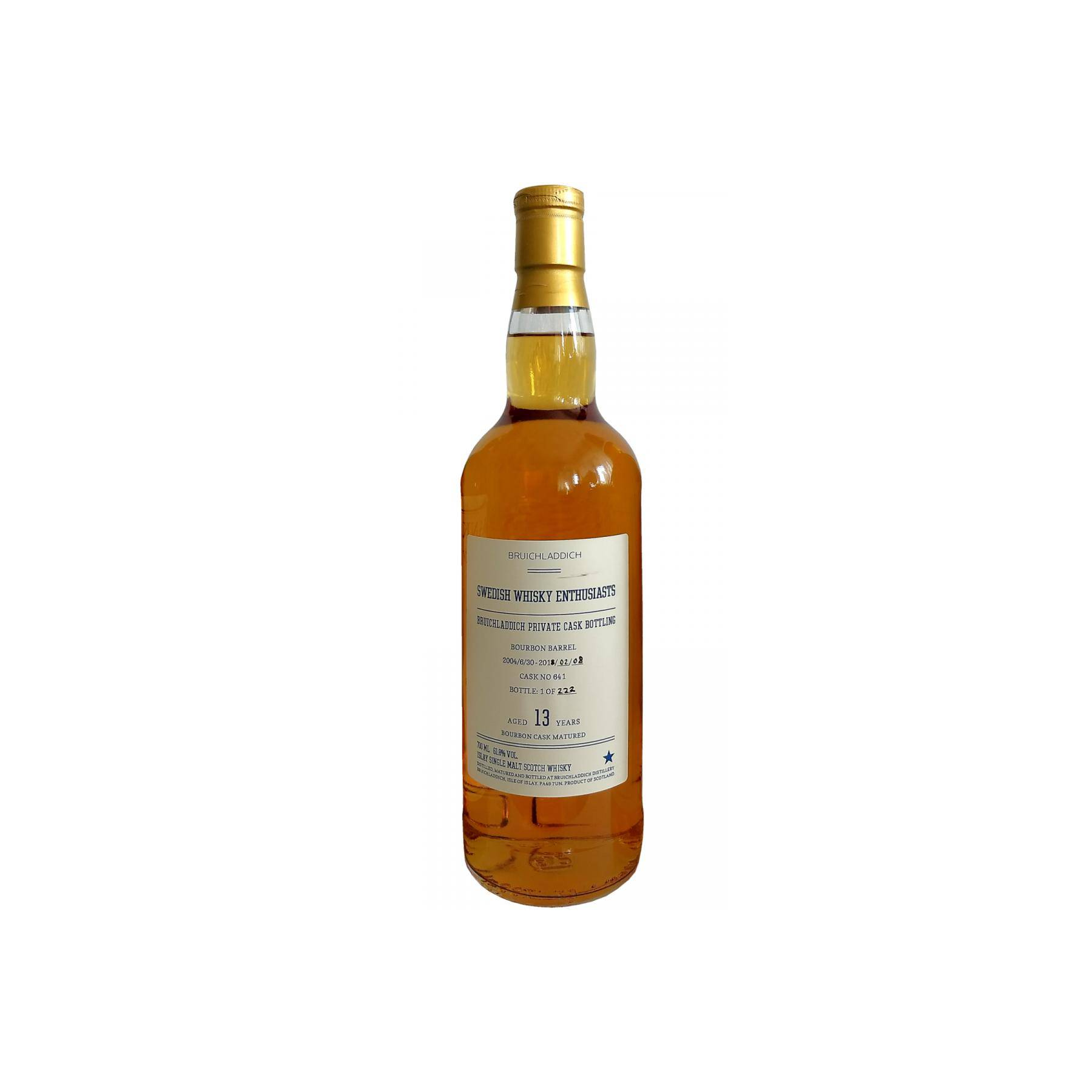 Bruichladdich 2004 13 Years Single Malt Whisky