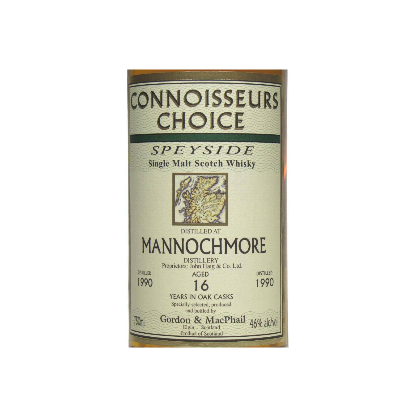 Mannochmore Connoisseurs Choice 1990 16 Years Single Malt Whisky 2