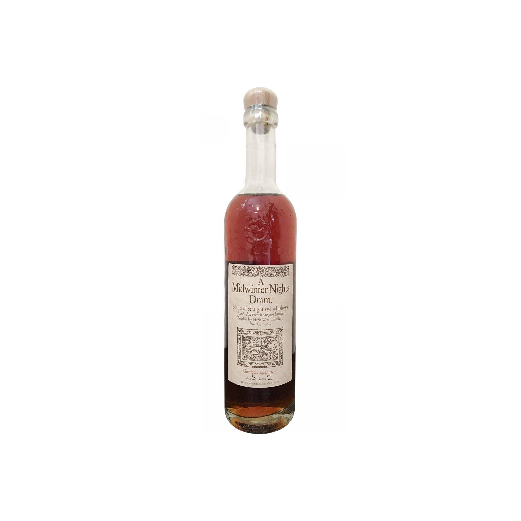 High West Rye Whisky