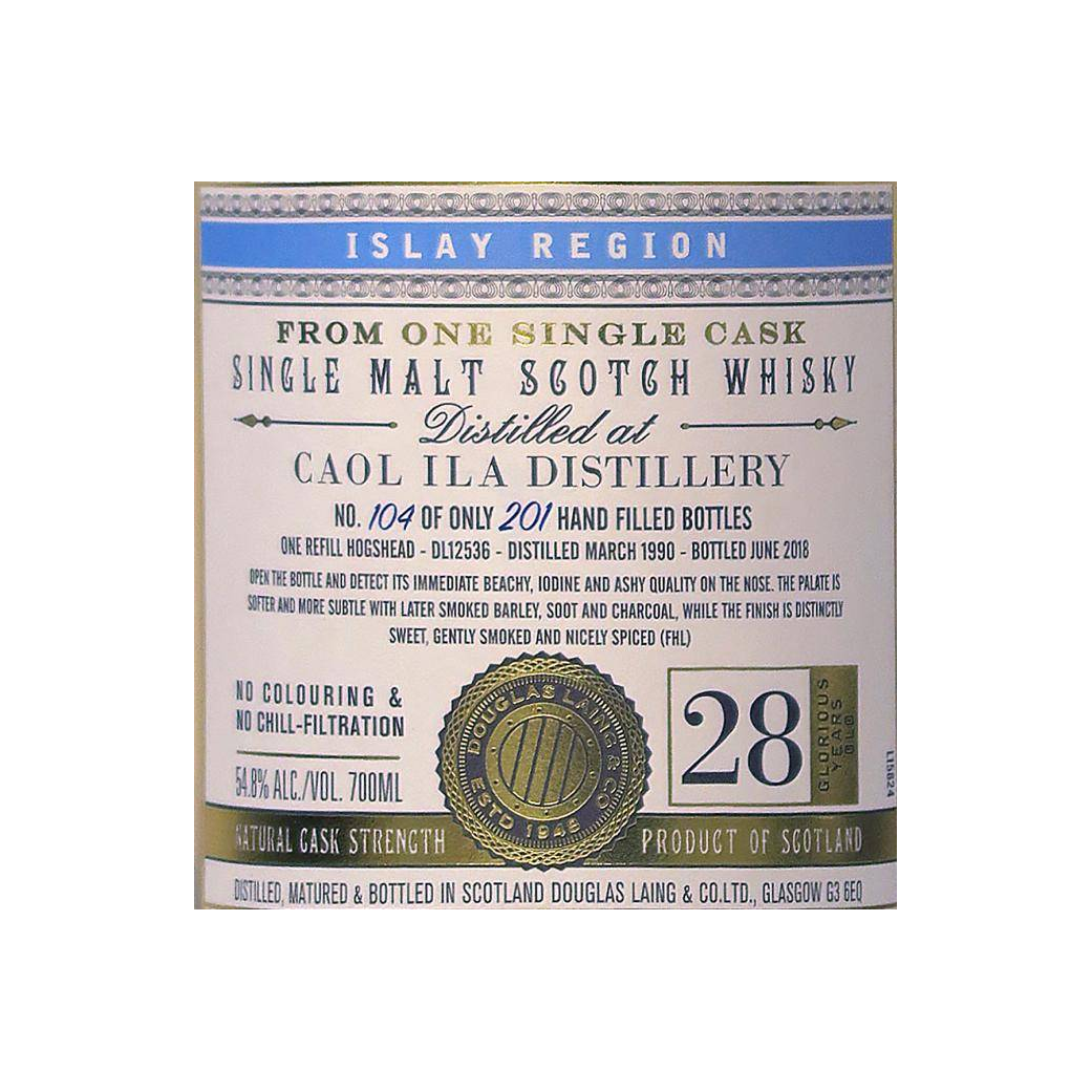 Caol Ila 1990 28 Years Single Malt Whisky 2