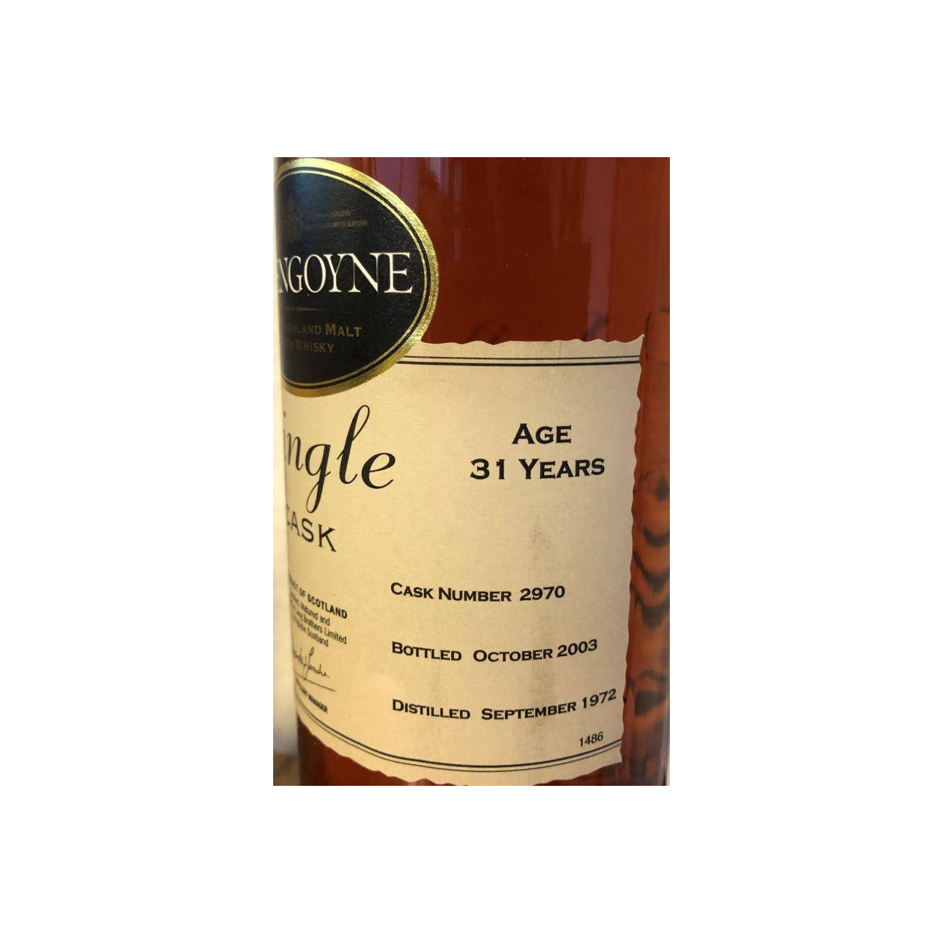 Glengoyne Single Cask 1972 31 Years Single Malt Whisky 3