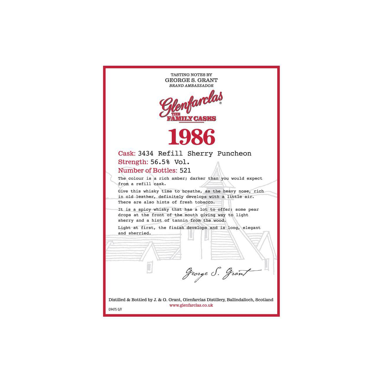 Glenfarclas 1986 20 Years Single Malt Whisky 2