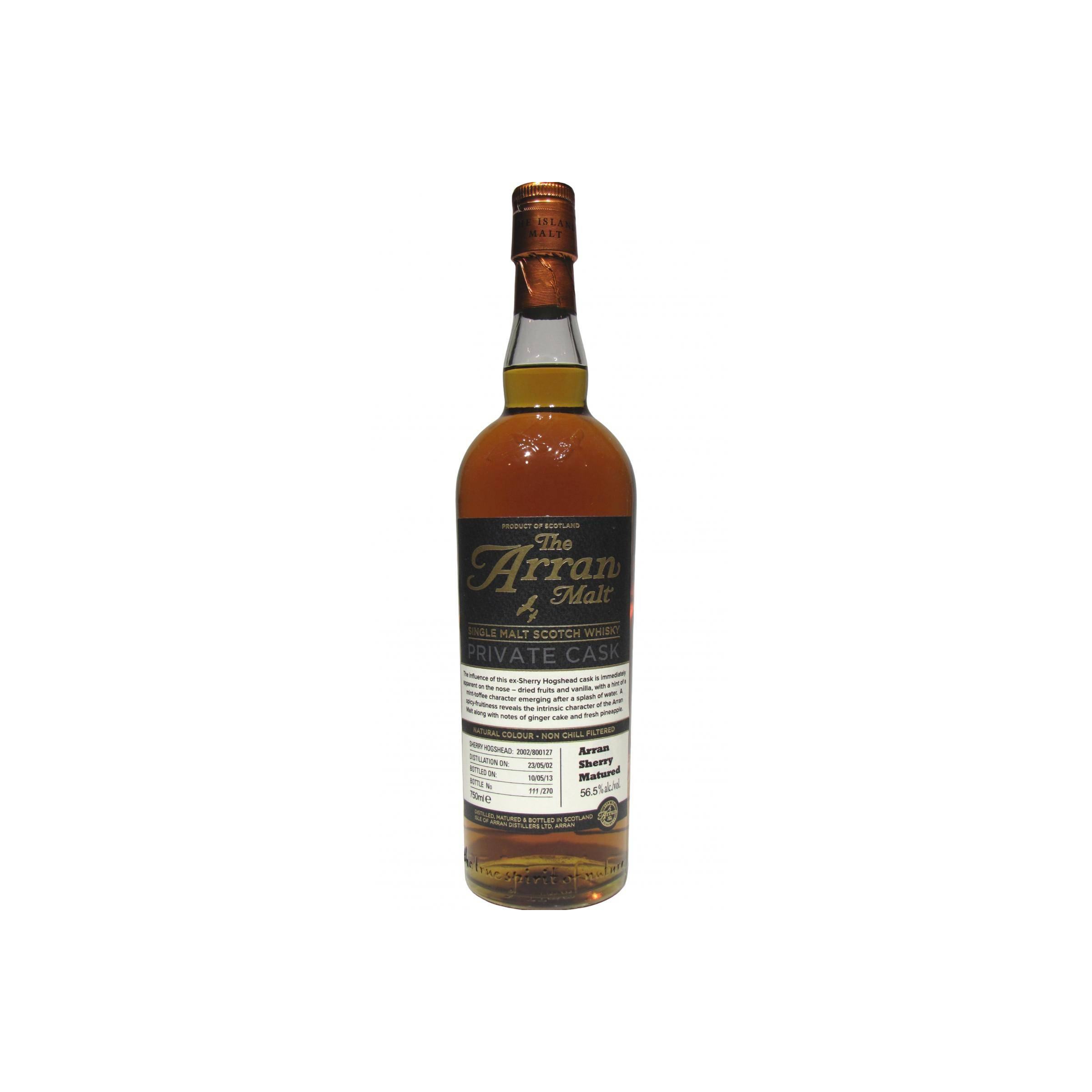 Arran Private Cask 2002 10 Years Single Malt Whisky 2