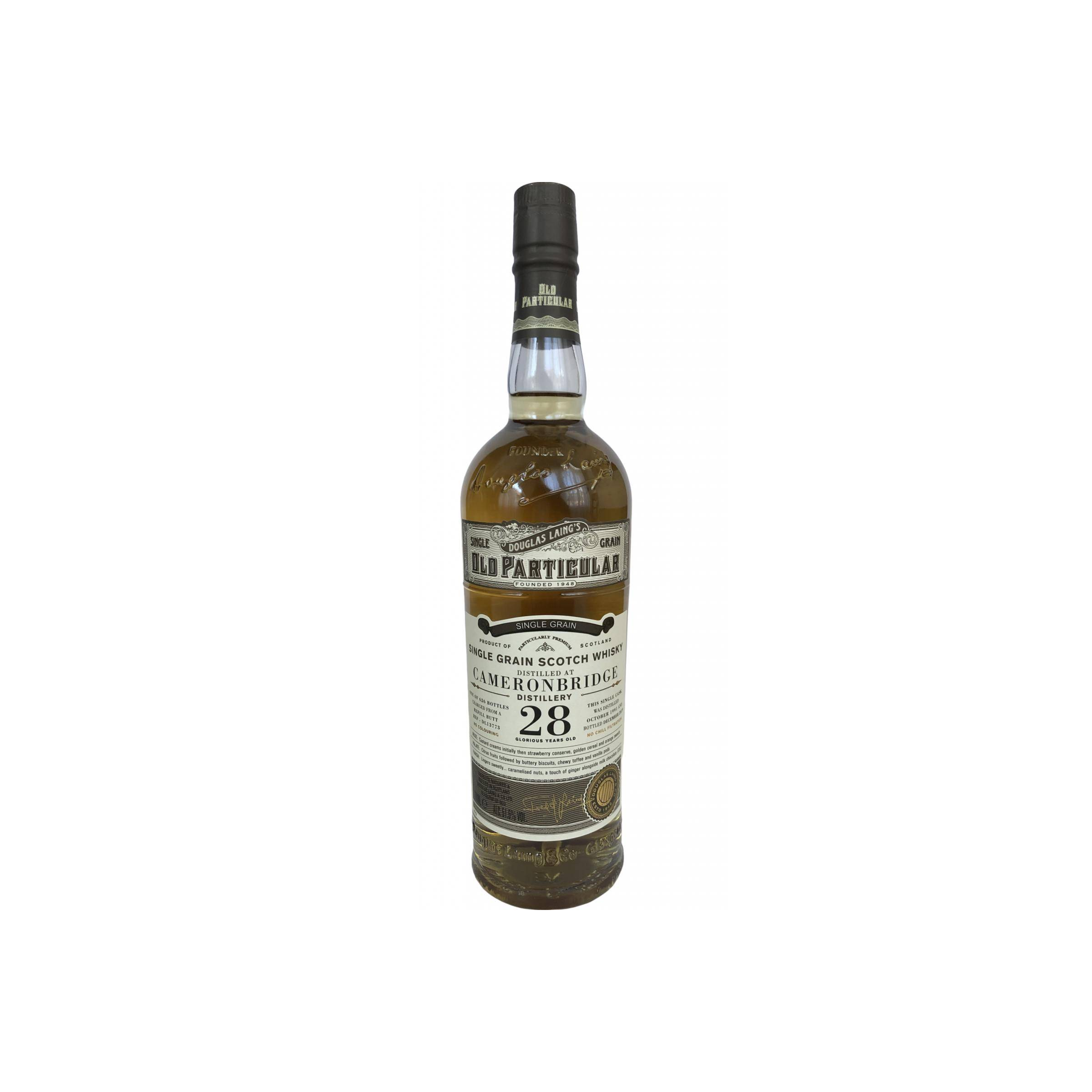 Cameronbridge Old Particular 1991 28 Years Single Grain Whisky