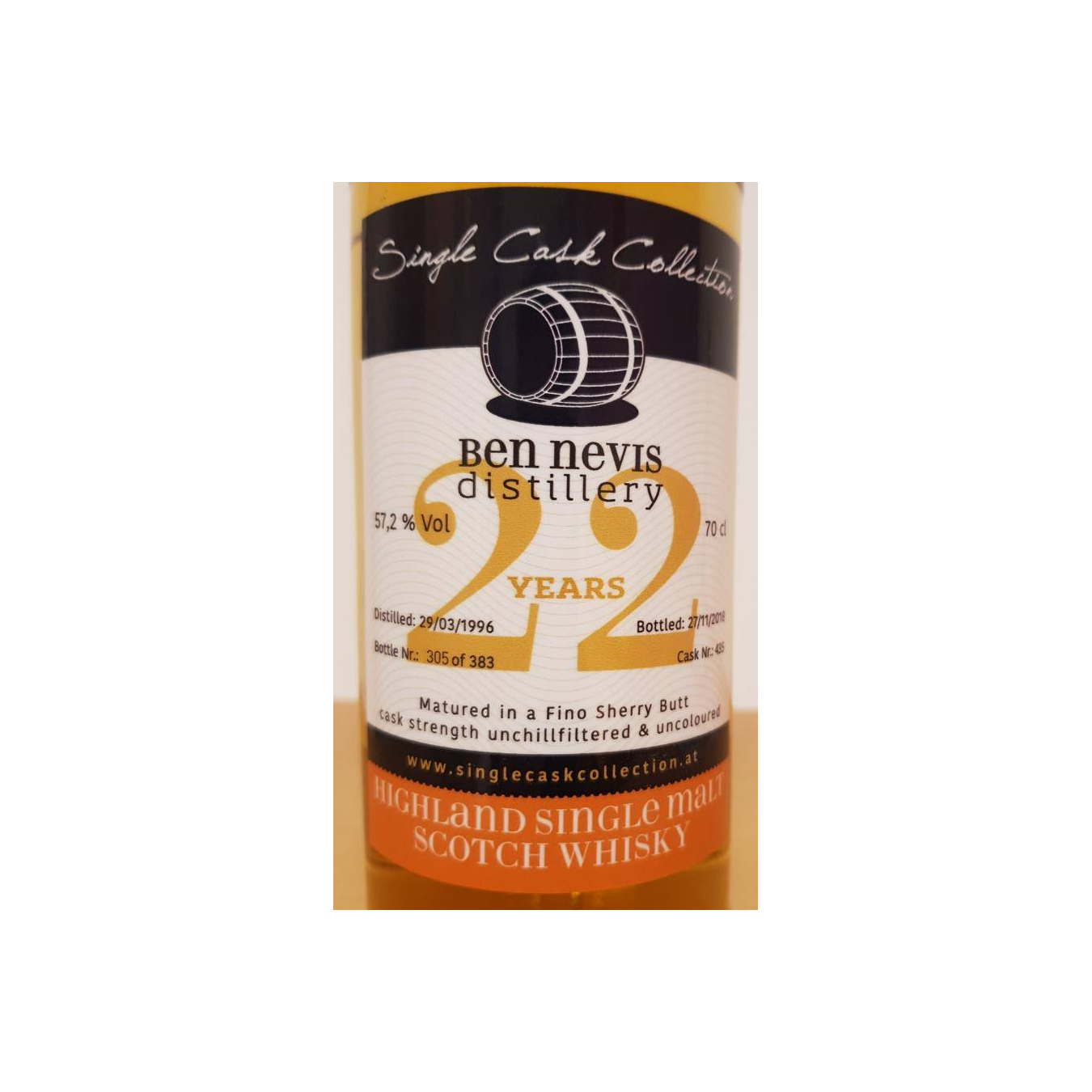 Ben Nevis 1996 22 Years Single Malt Whisky 2
